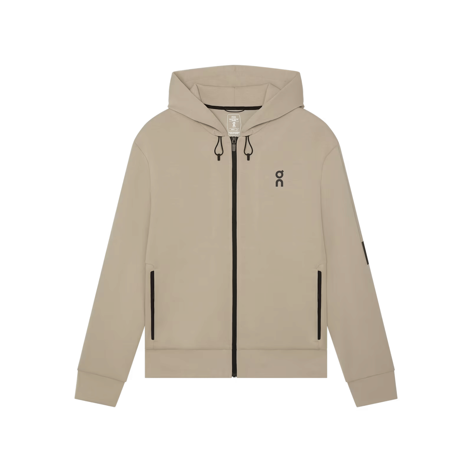 On Running On Focus Tech Zip Hoodie Desert