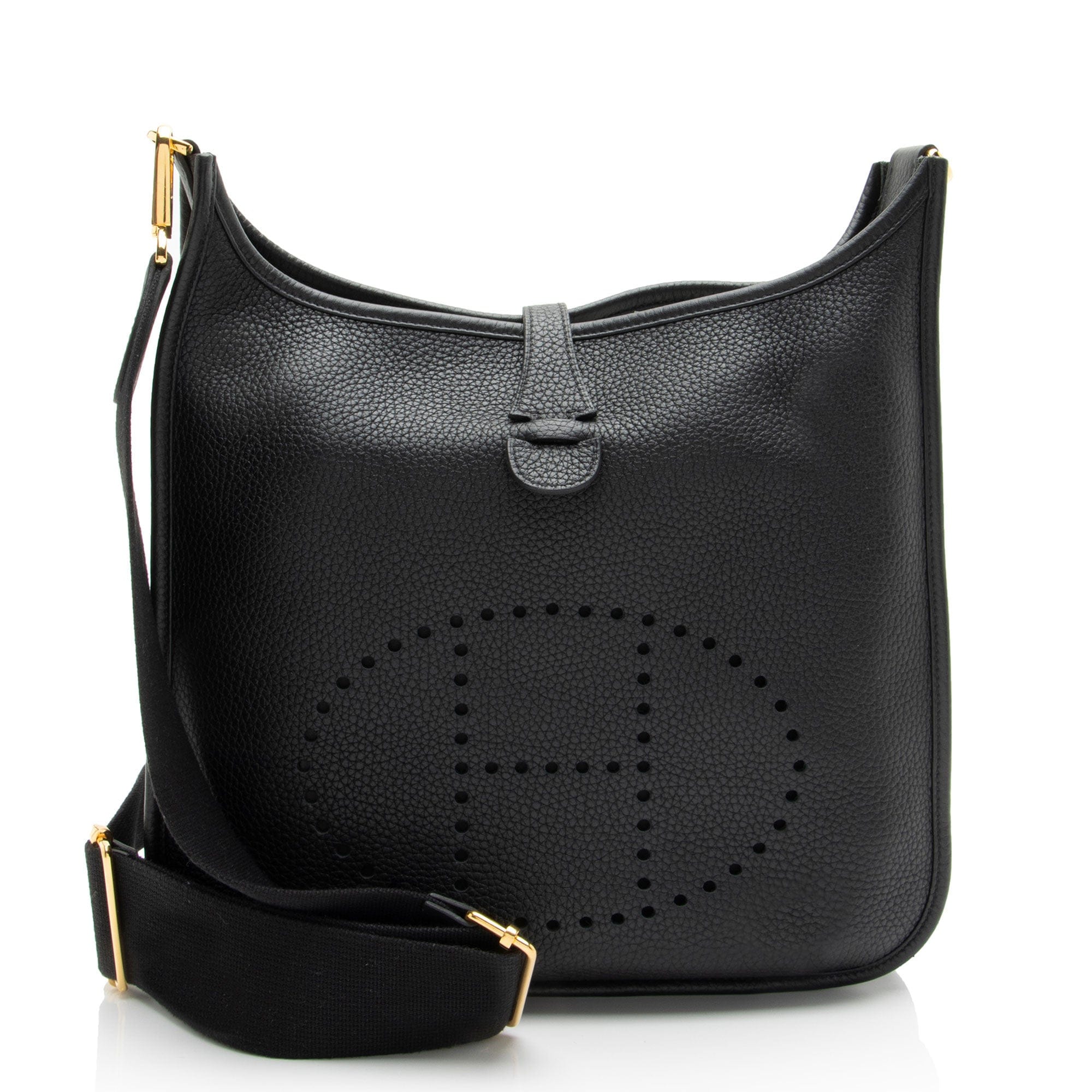 Hermes Taurillon Clemence Evelyne III PM Shoulder Bag