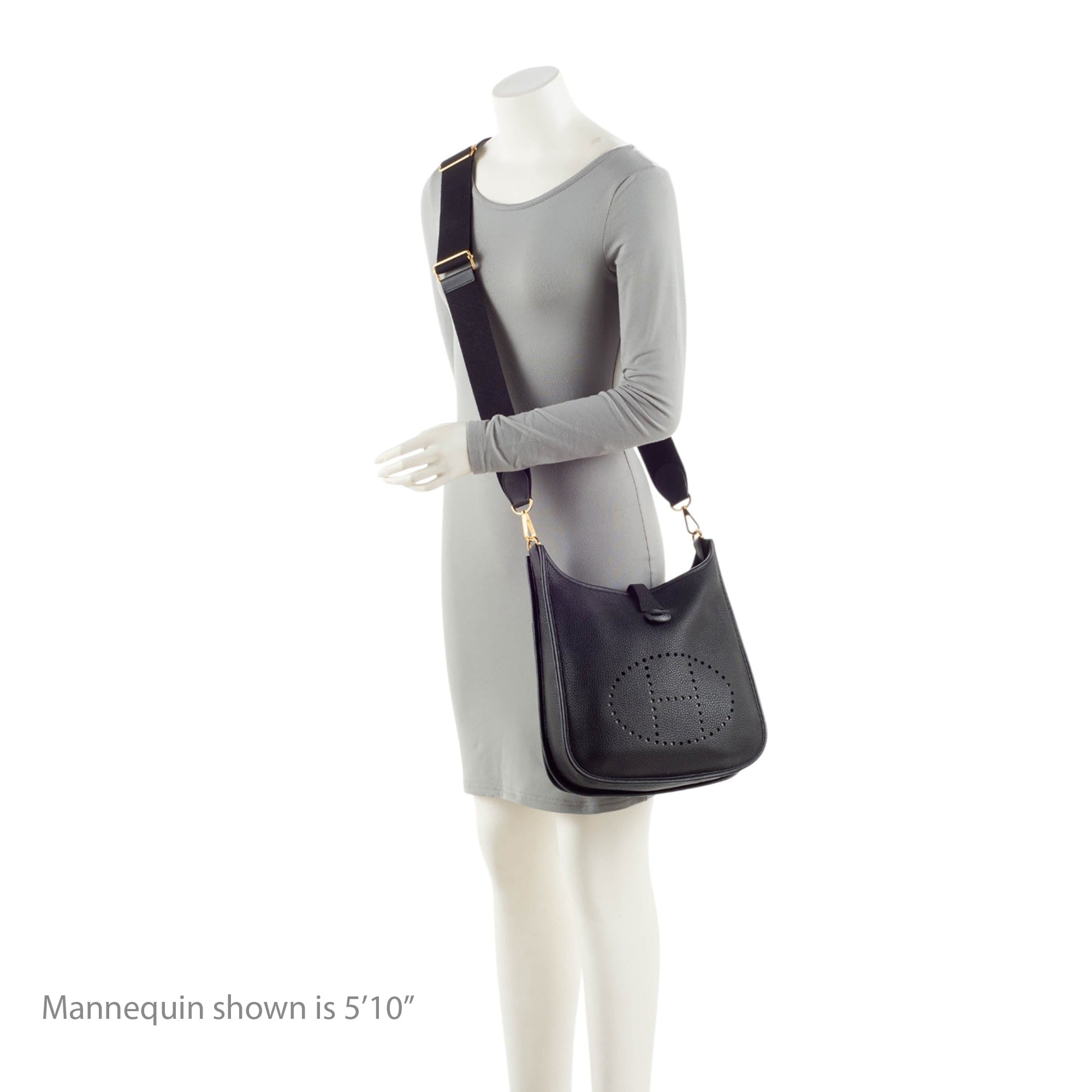 Hermes Taurillon Clemence Evelyne III PM Shoulder Bag