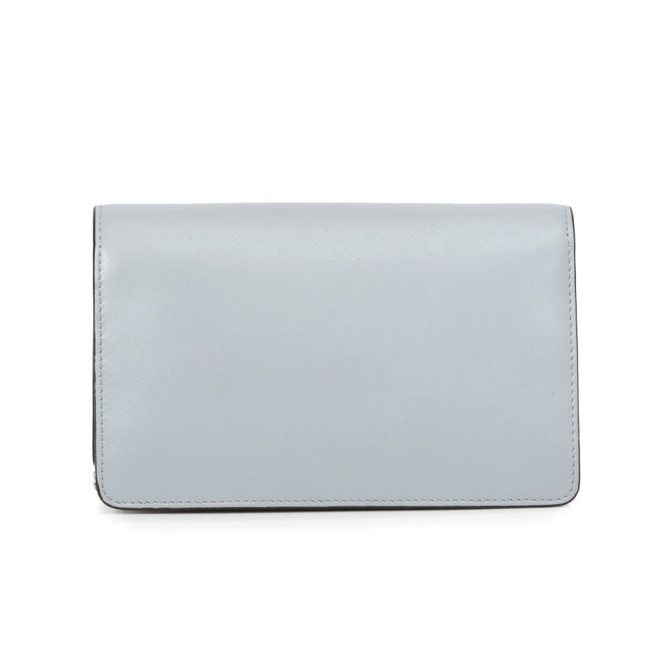 Fendi Grey Rainbow Studs Tube Wallet On Chain Bag