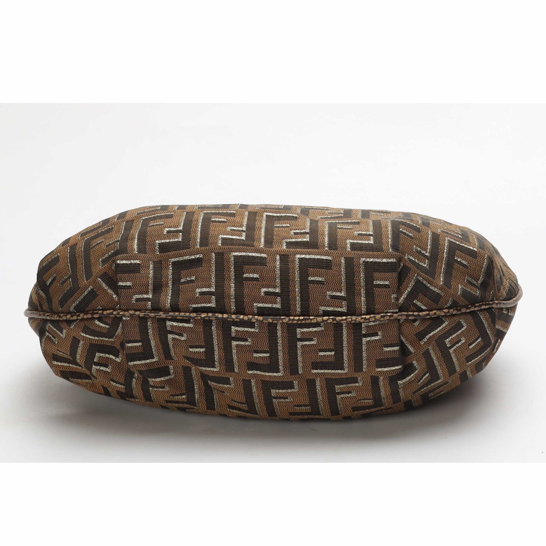 Fendi Zucca Chef Chain Link Hobo Bag
