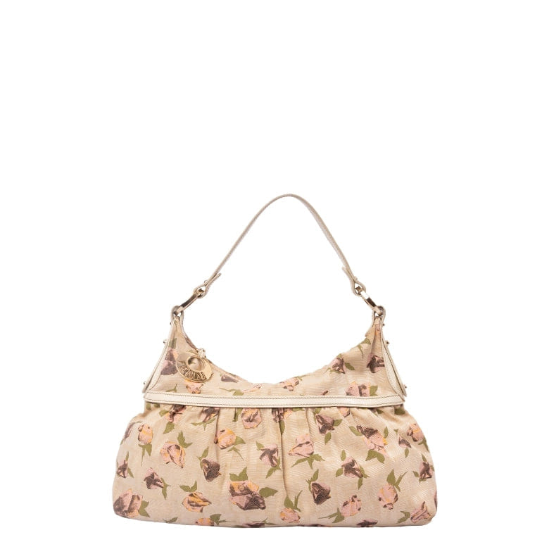 Fendi Zucca Chef Floral Print Bag