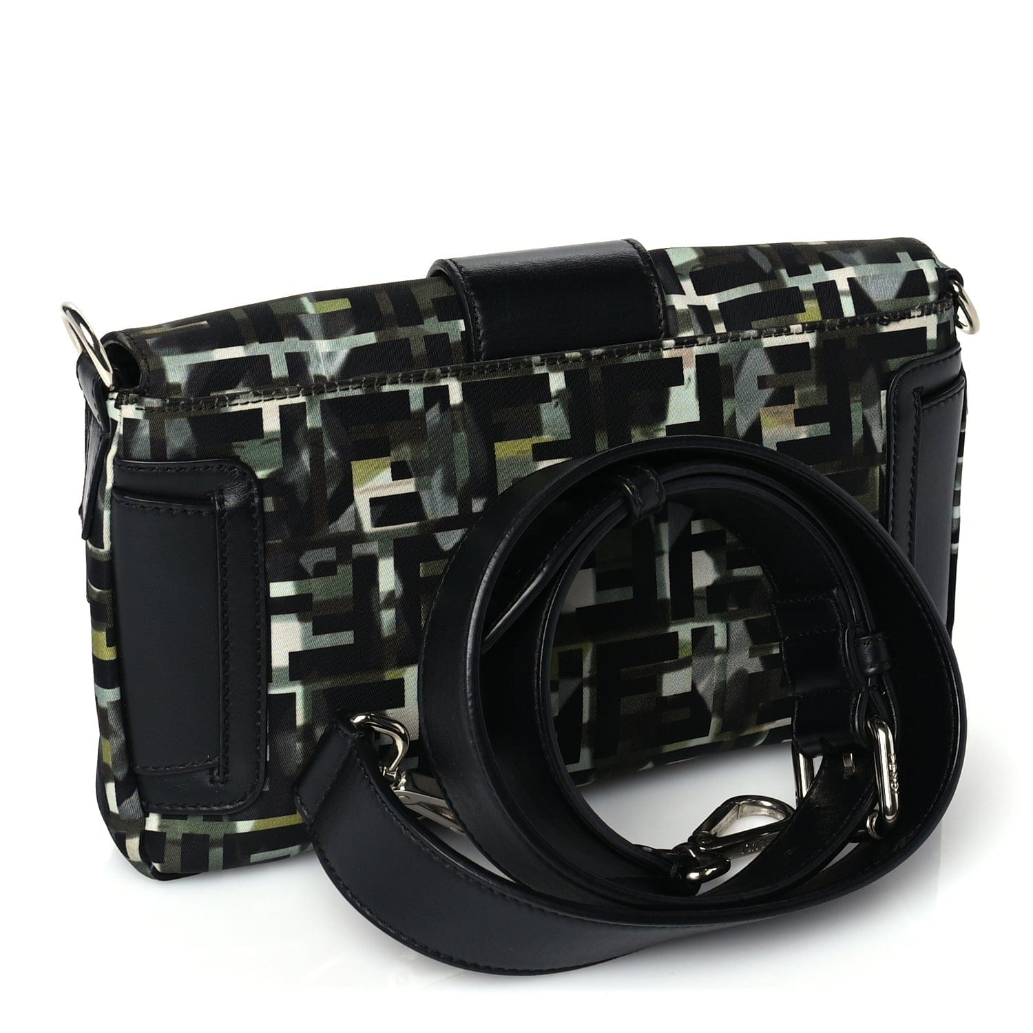 Fendi Nylon CamouFF Baguette Belt Pouch Multicolor