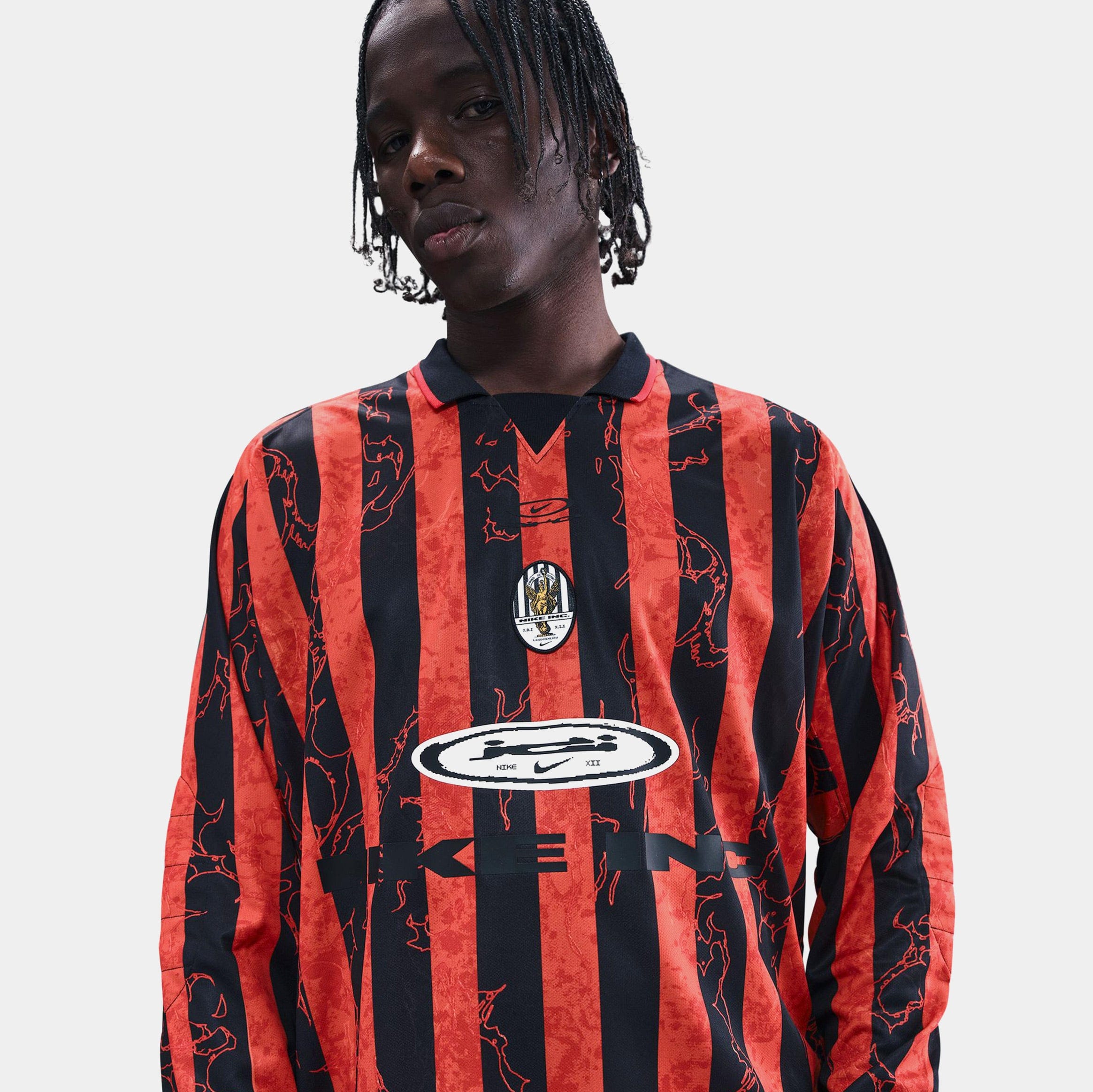 Nike Air VCTRY Long Sleeve Mens Jersey (Picante Red/University Red/Black)