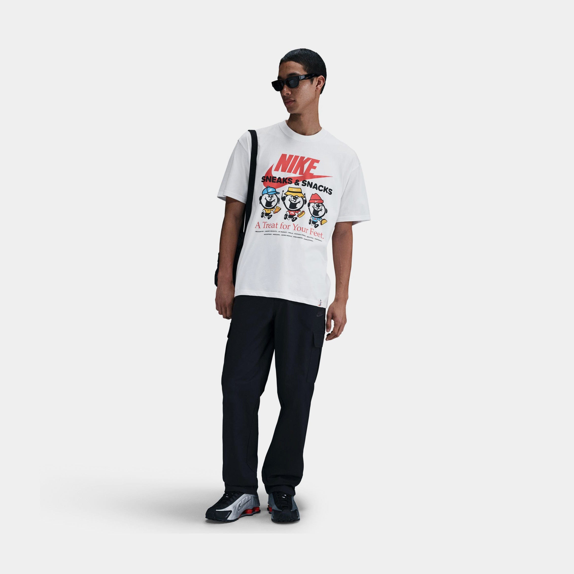 Nike NSW Max90 Sole Food Mens Short Sleeve Shirt (White)