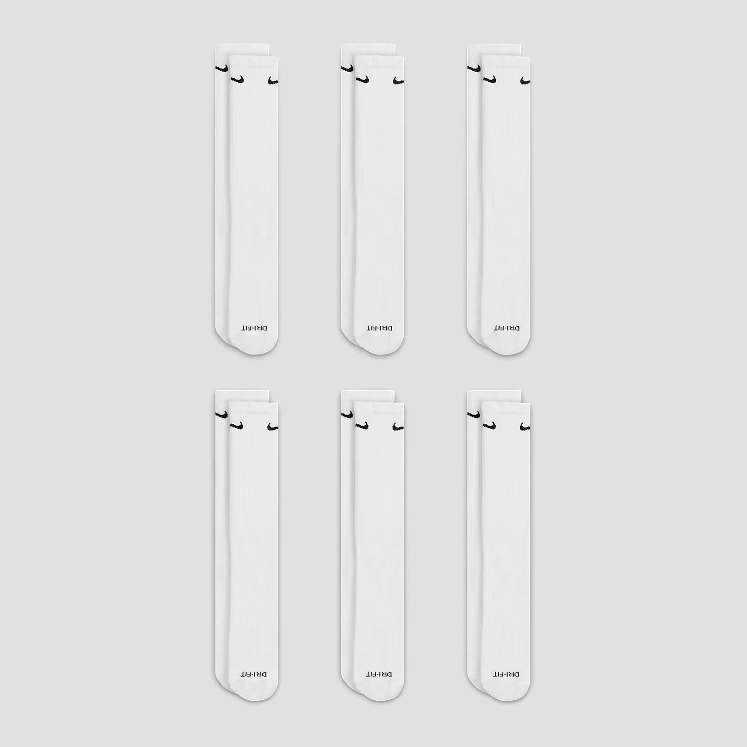 Nike Everyday Plus Cushioned Socks White / Black (6 pairs)