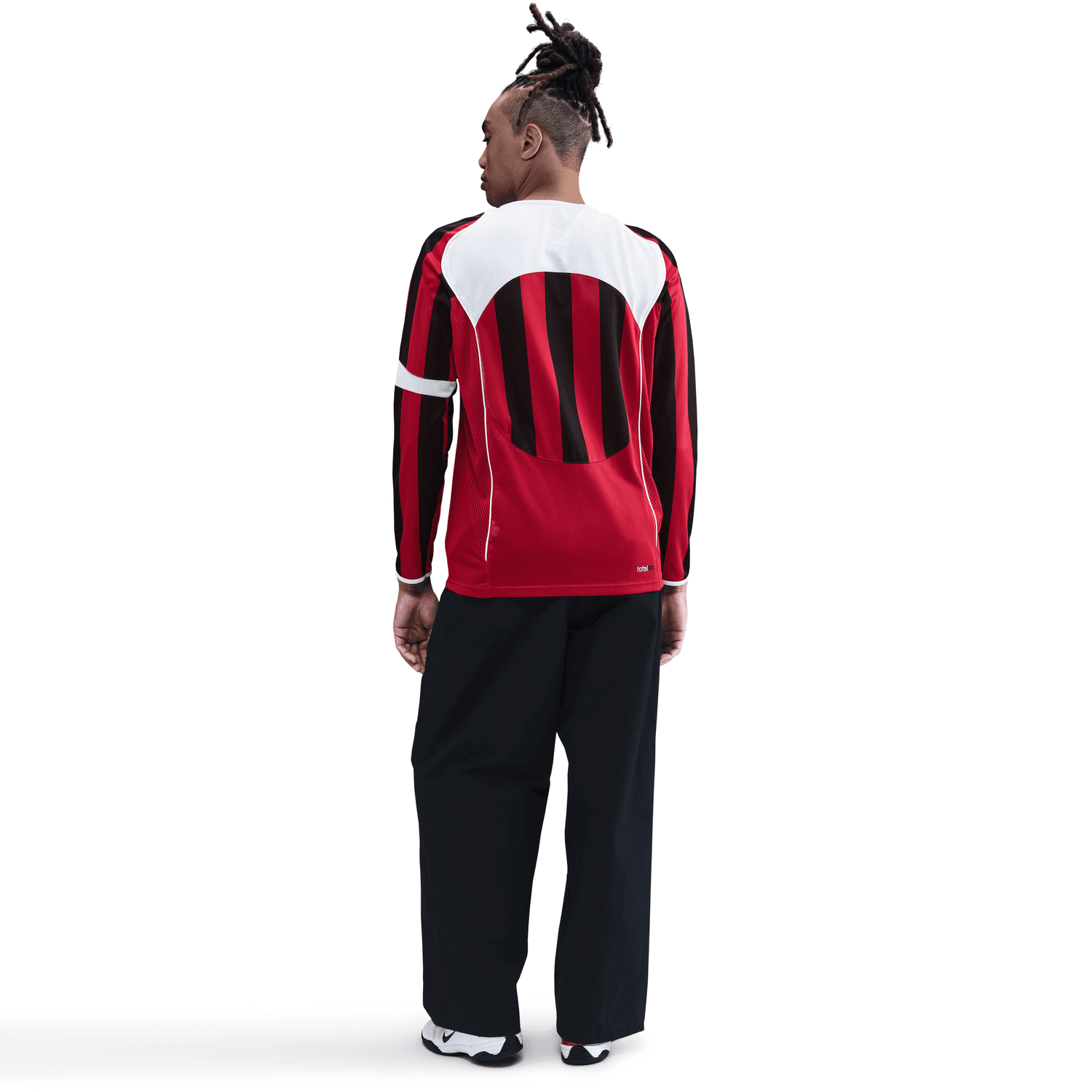 Nike Total 90 DF LS Soccer Top Red/Black