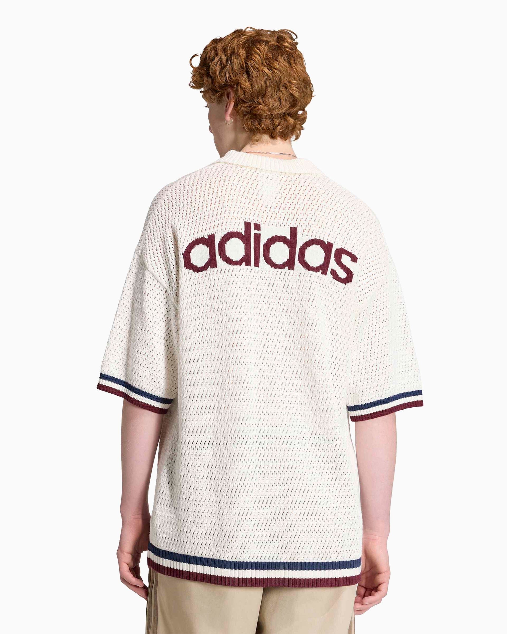 adidas Cardigan con logo Relaxed adidas Originals Munich Crochet para hombre