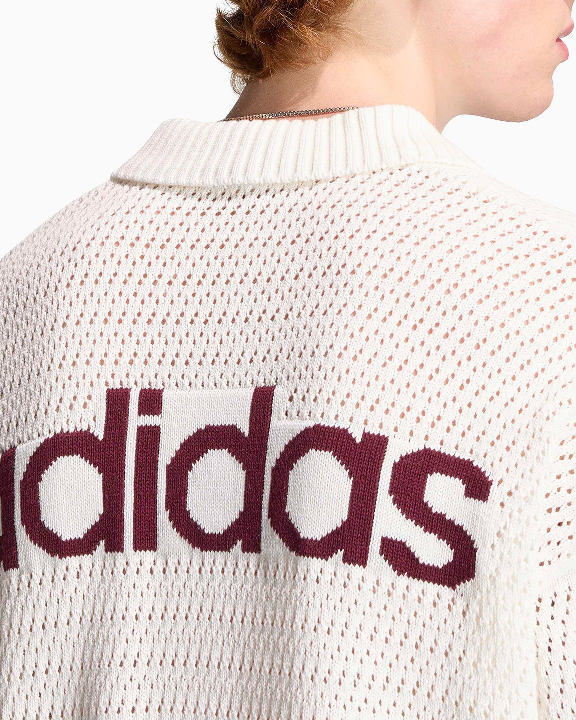 adidas Cardigan con logo Relaxed adidas Originals Munich Crochet para hombre