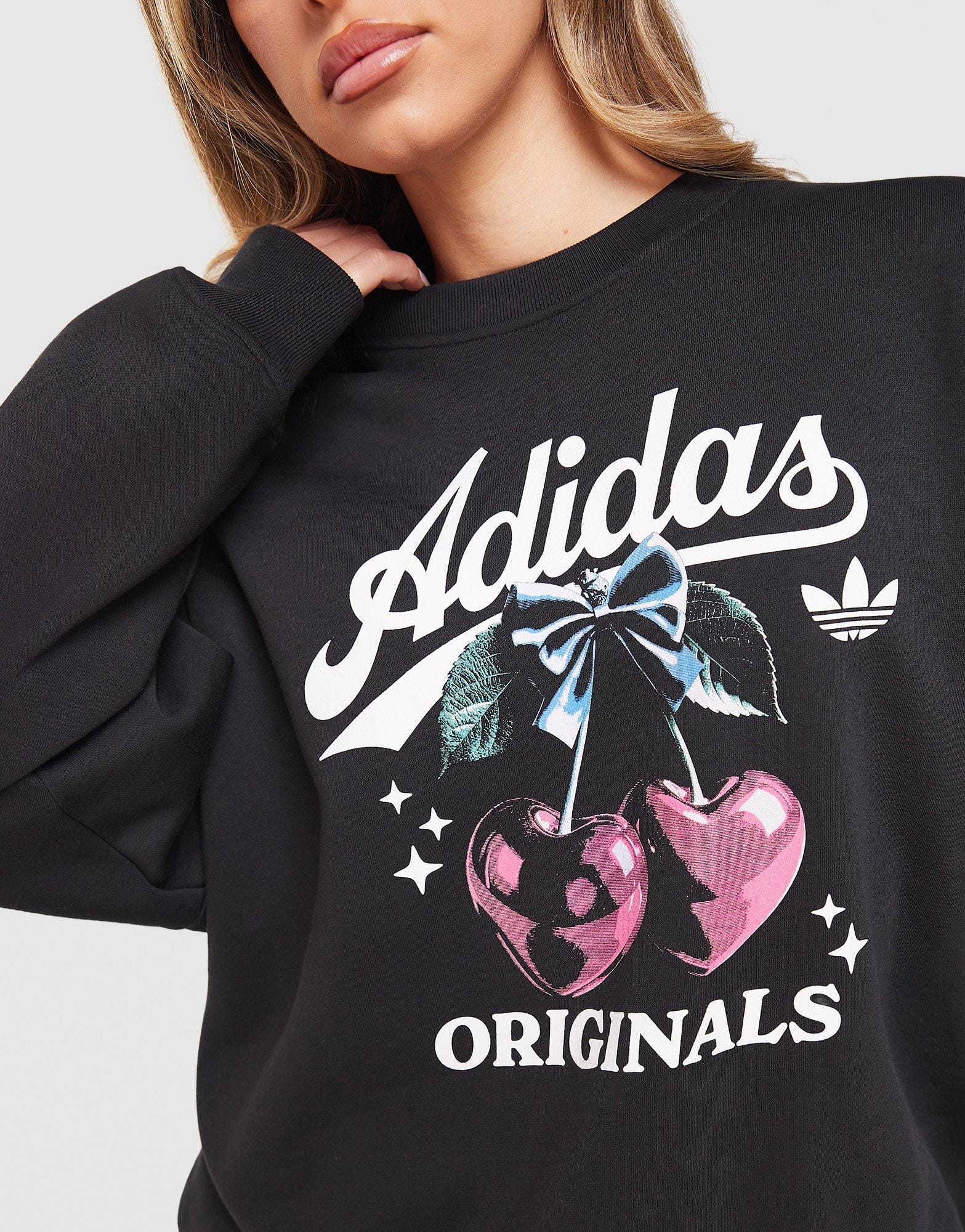 adidas Cherry Boyfriend Crew Sweatshirt