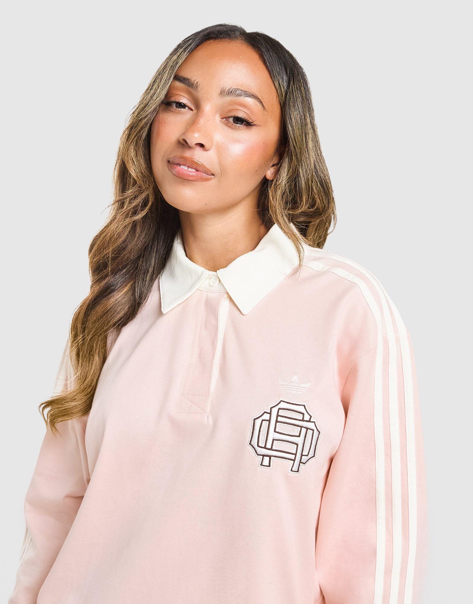 adidas 3 - Stripes Emblem Rugby Shirt