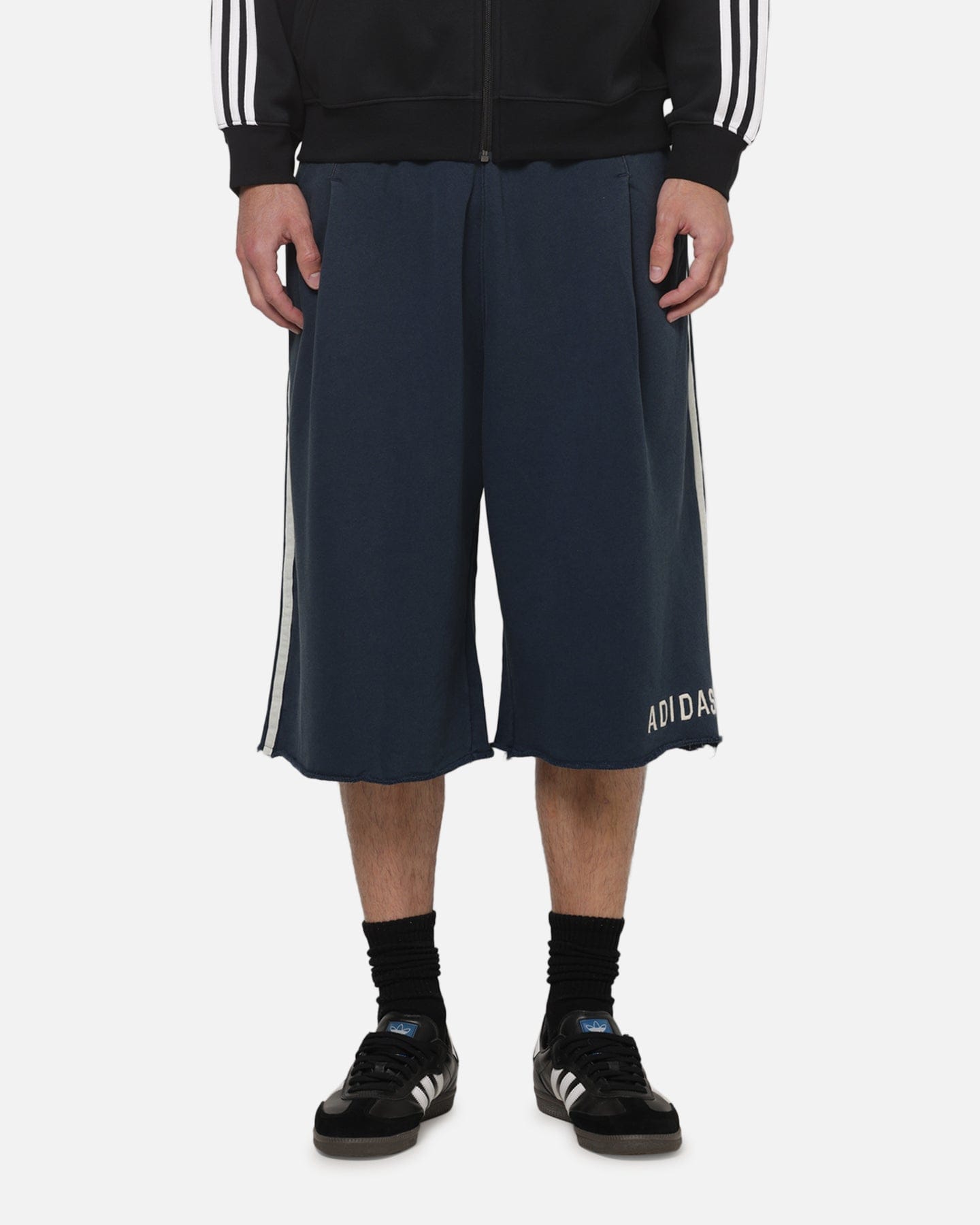 adidas Originals Long Sweat Shorts Night Indigo