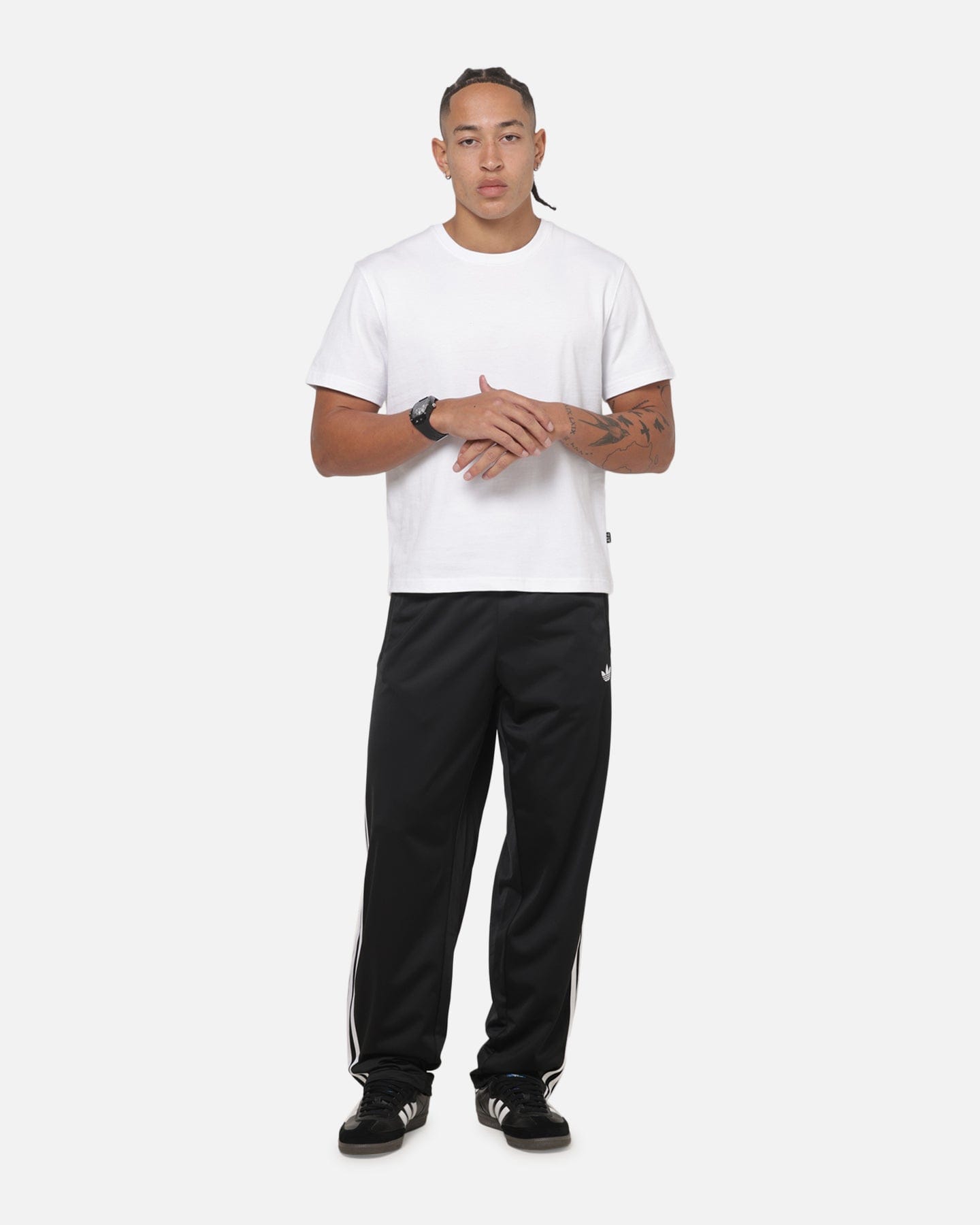 adidas Firebird Trackpants Black/White