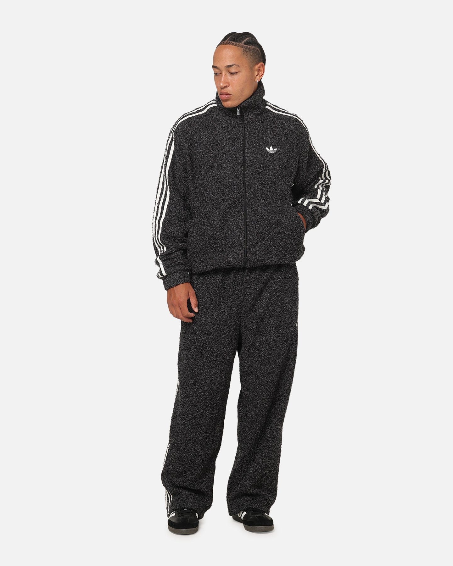 adidas Boucle Firebird Track Pant Black