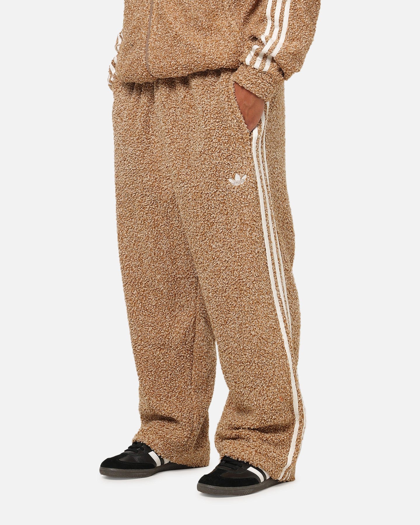 adidas Boucle Firebird Track Pant Cardboard