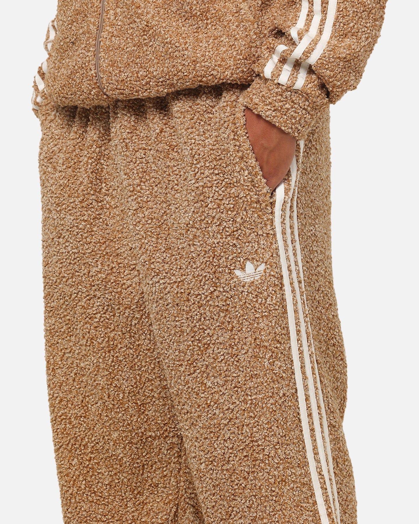 adidas Boucle Firebird Track Pant Cardboard