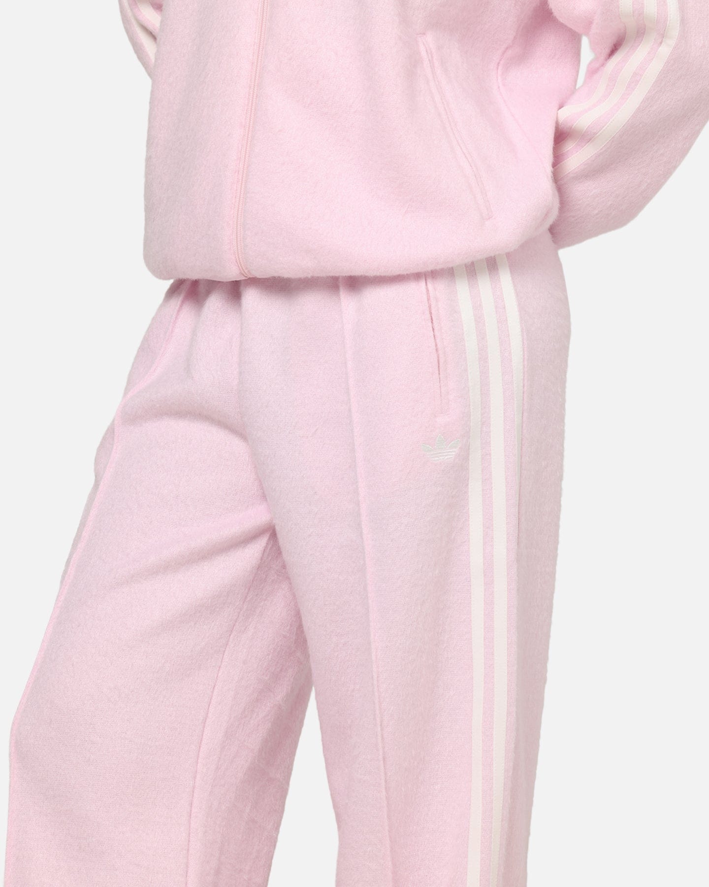adidas Women's Mohair Firebird Track Pants Clear Pink
