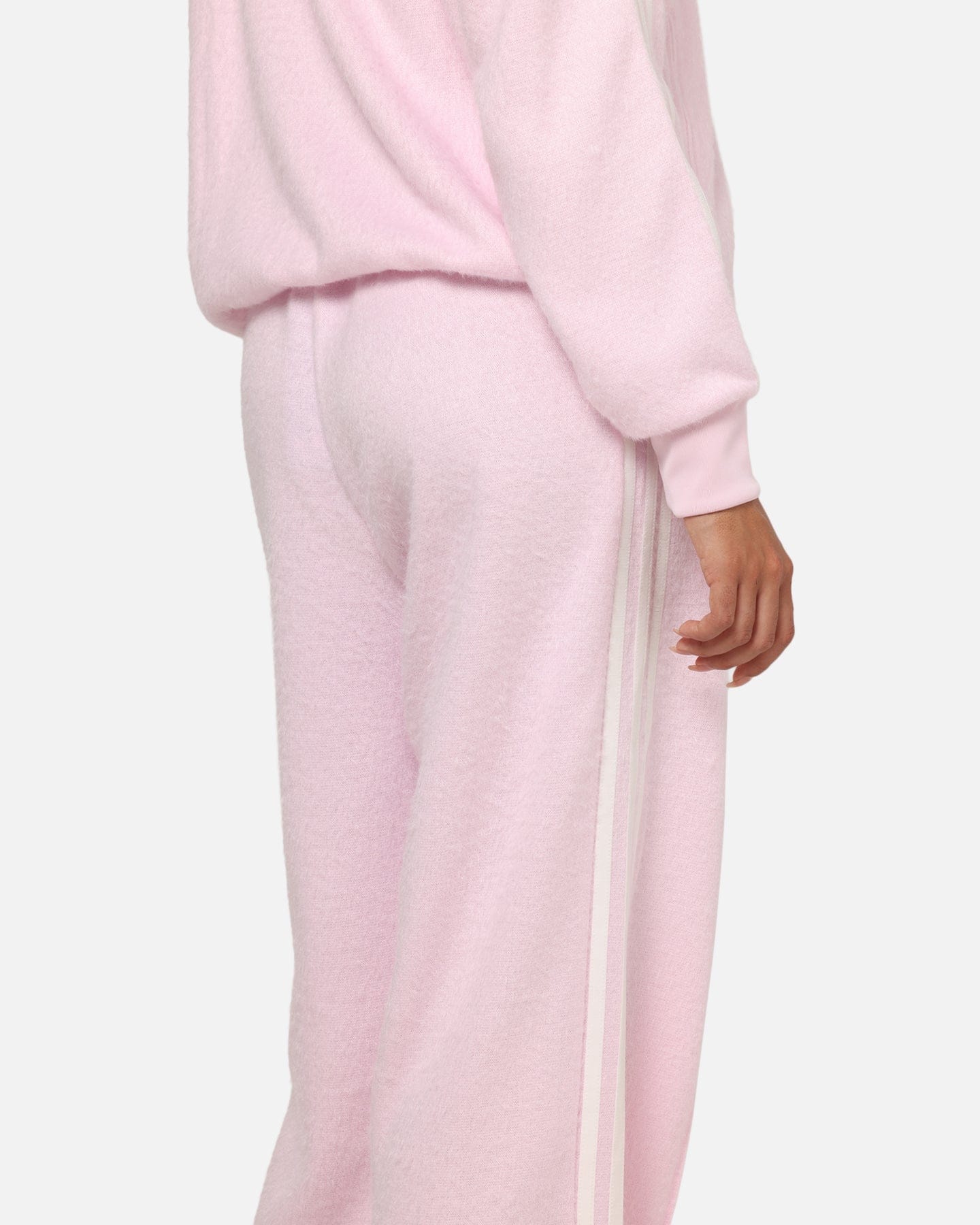 adidas Women's Mohair Firebird Track Pants Clear Pink