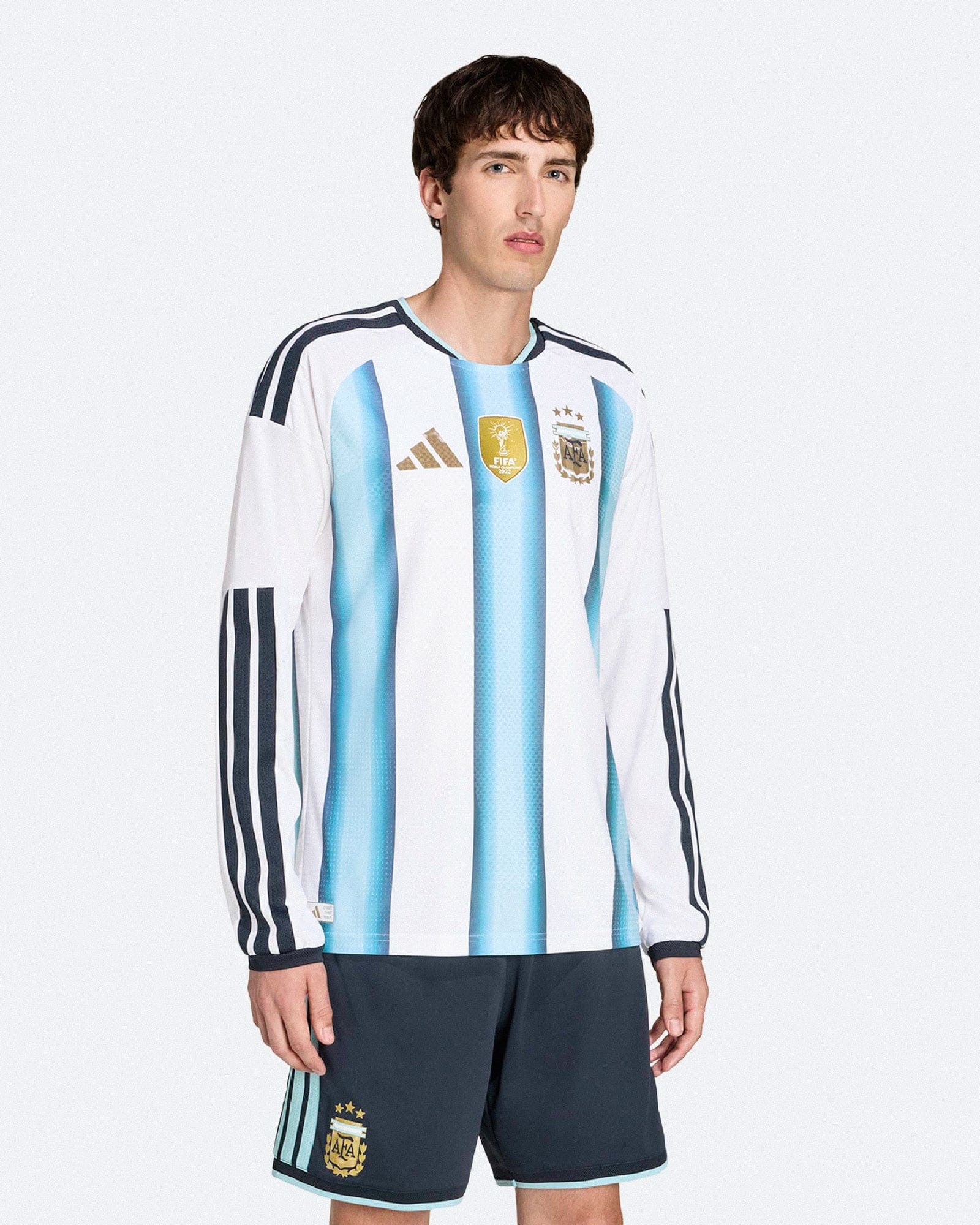 adidas AFA Argentina Authentic LS Home Jersey