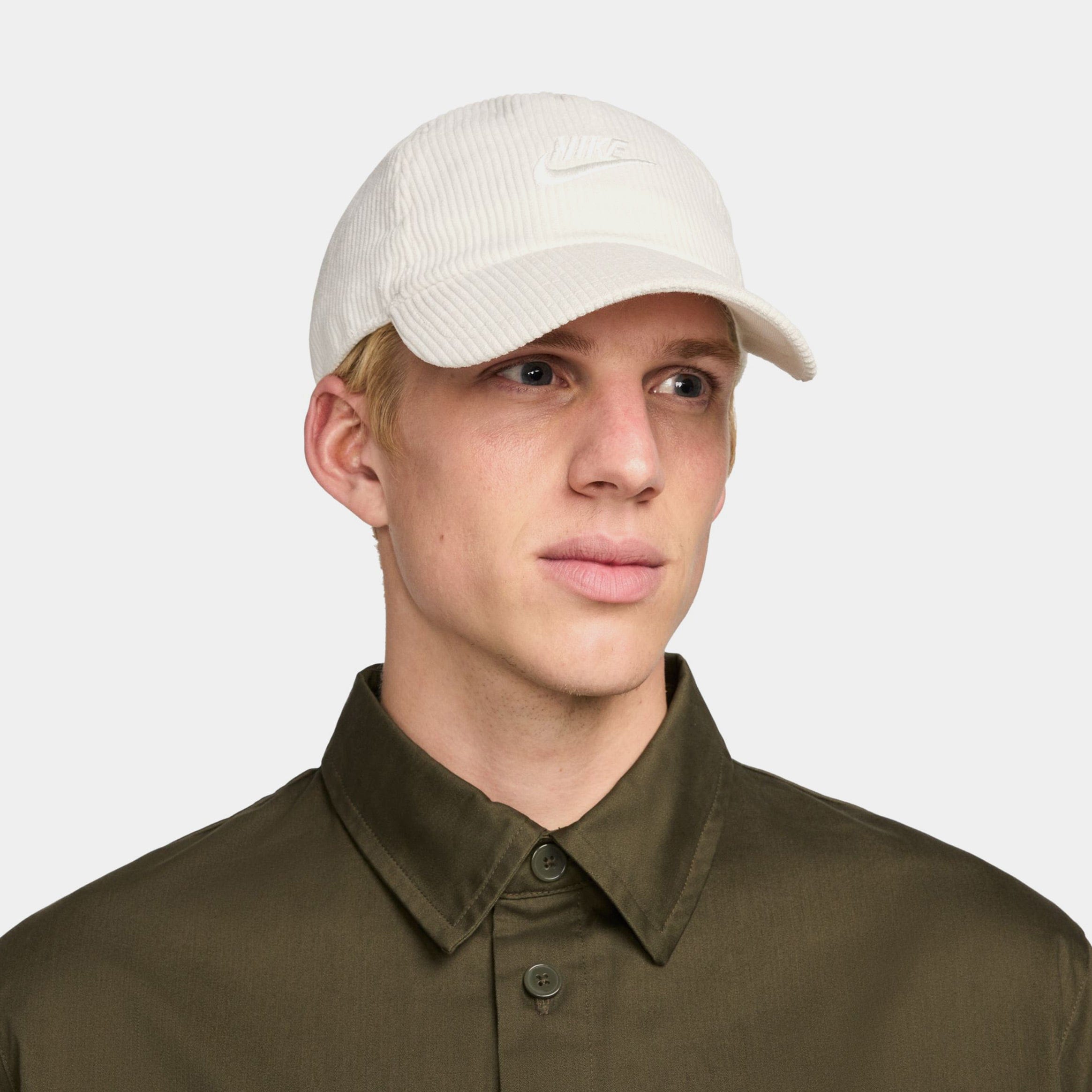 Nike Club Unstructured Corduroy Wash Mens Hat (Beige)