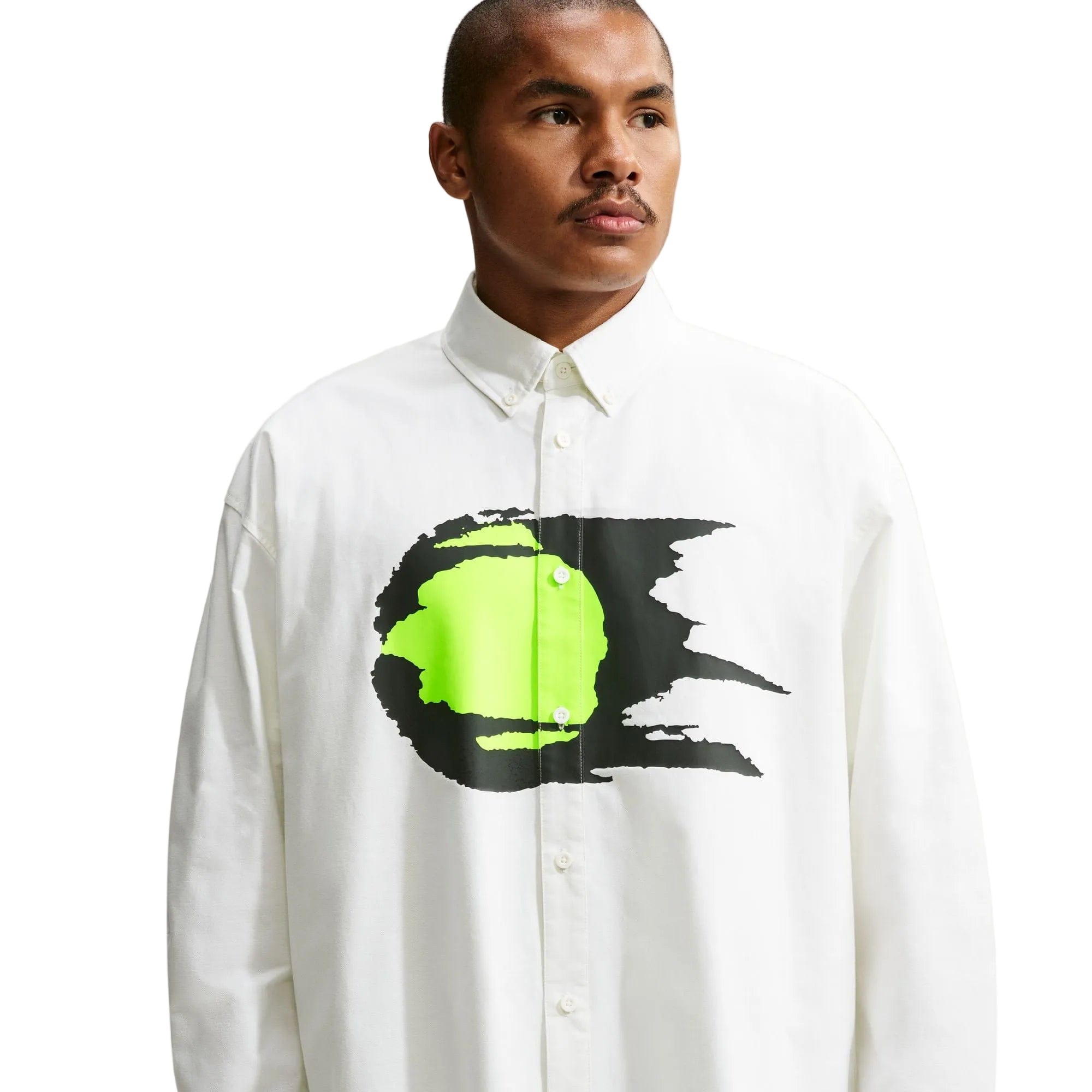 Nike Club Rules Men's Oxford Shirt (Summit White/Summit White)