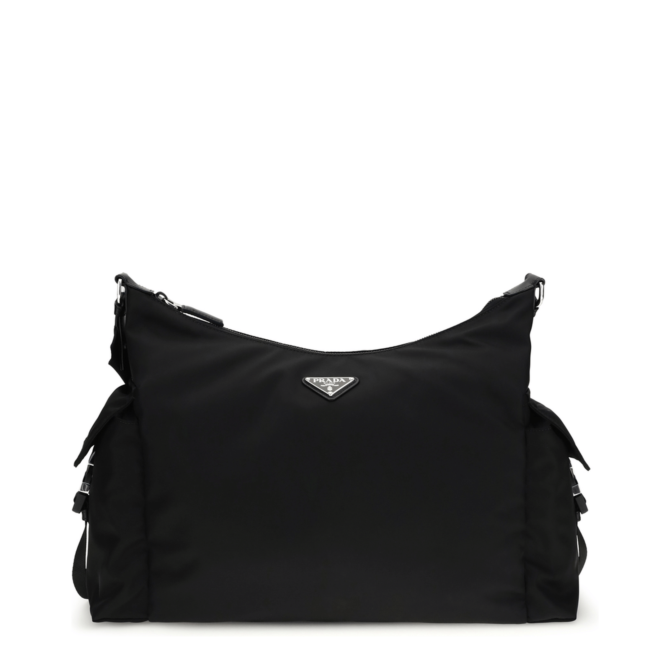 Prada Explorer One Size Re - Nylon Shoulder Bag - Black