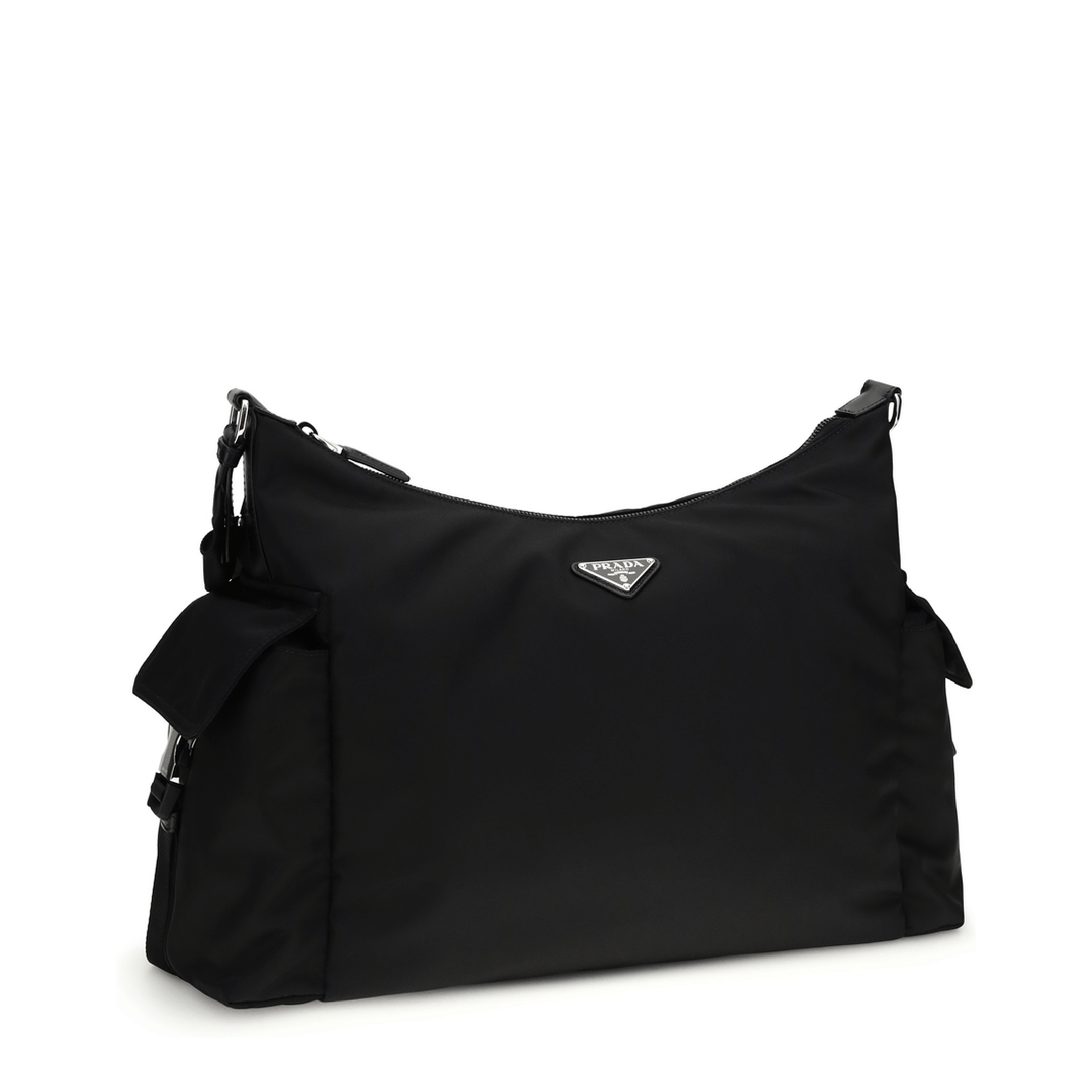 Prada Explorer One Size Re - Nylon Shoulder Bag - Black