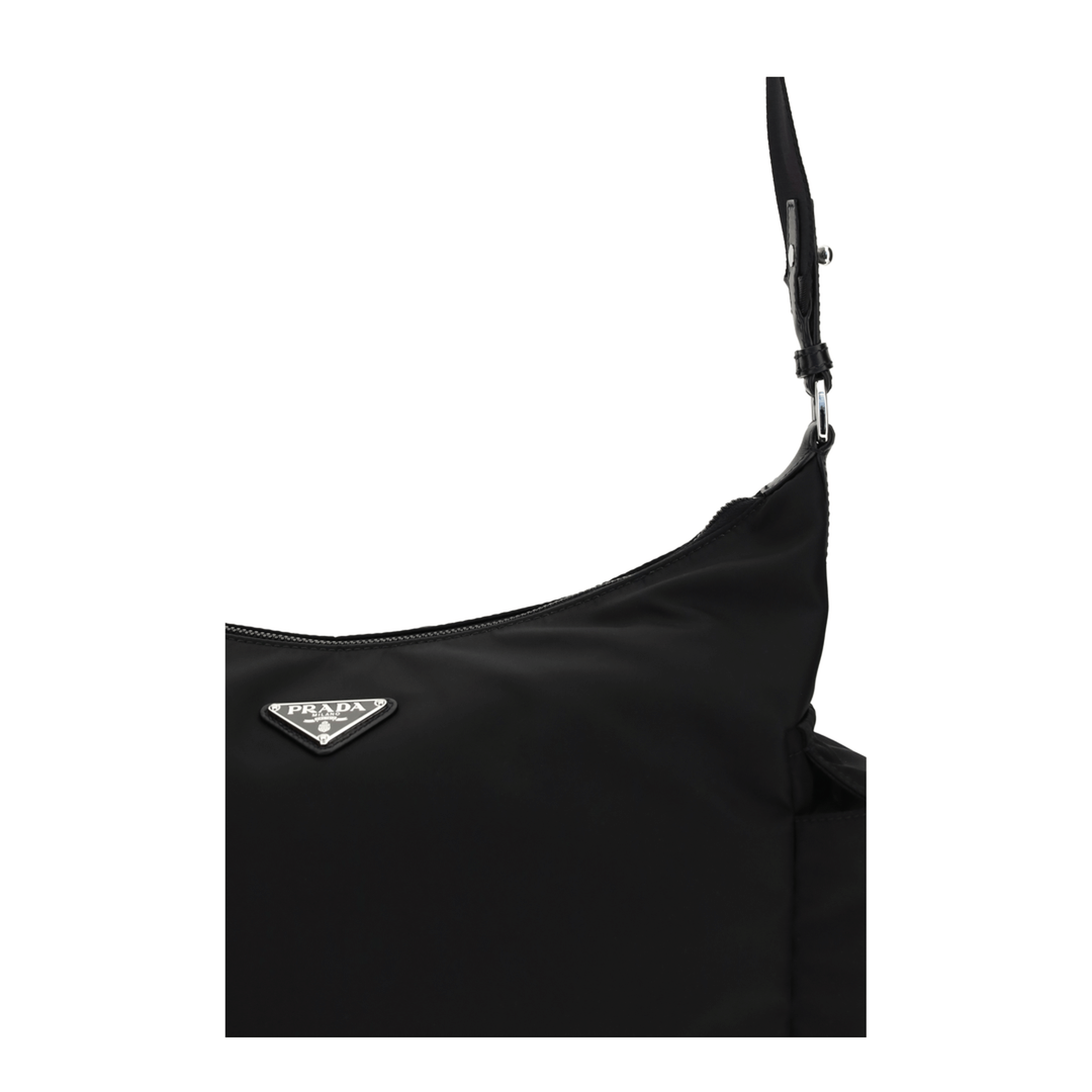 Prada Explorer One Size Re - Nylon Shoulder Bag - Black
