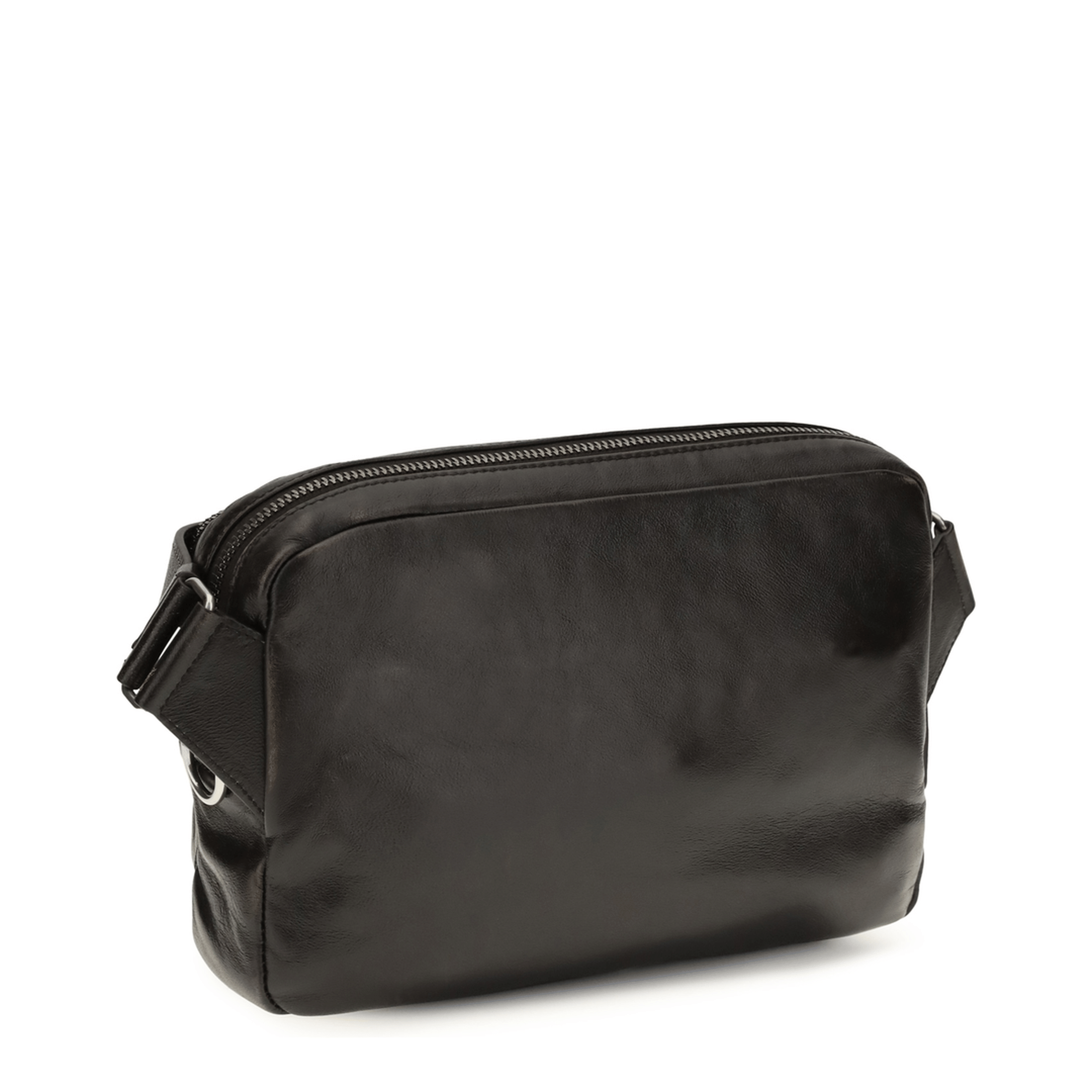 Prada Lambskin Shoulder Bag - Dark Brown