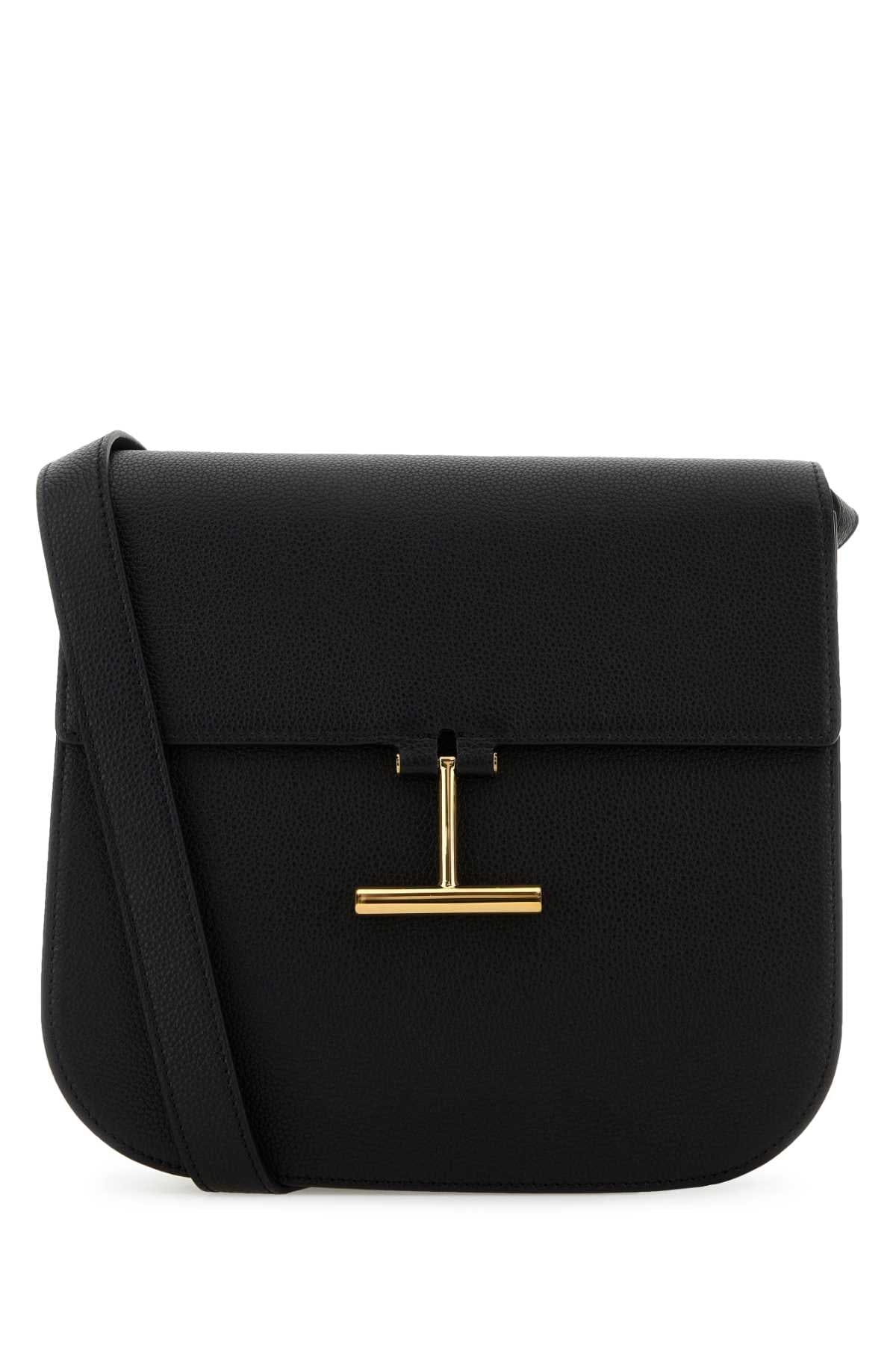 Tom Ford Women Black Leather Crossbody Bag