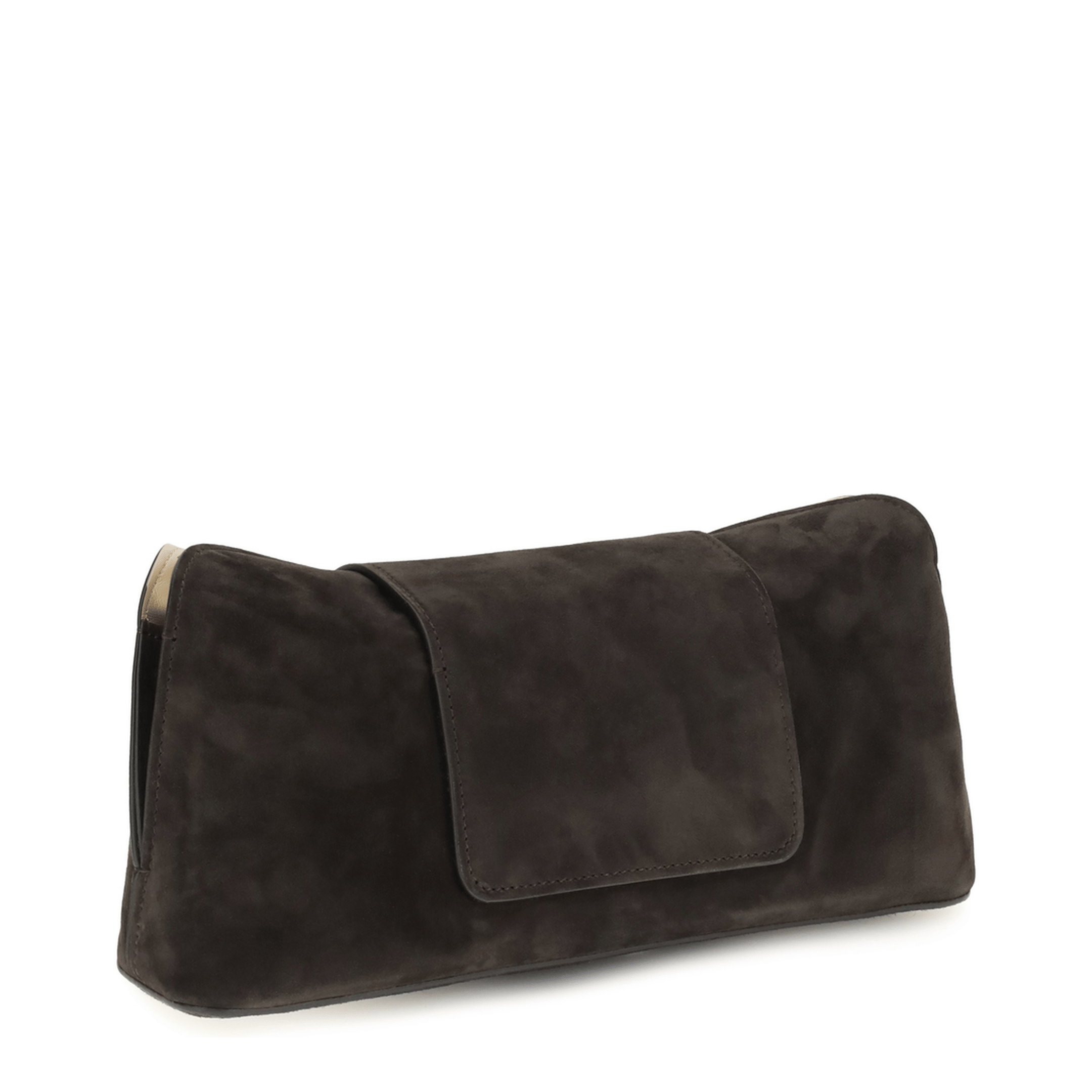 Versace Calf Leather Shoulder Bag - Brown
