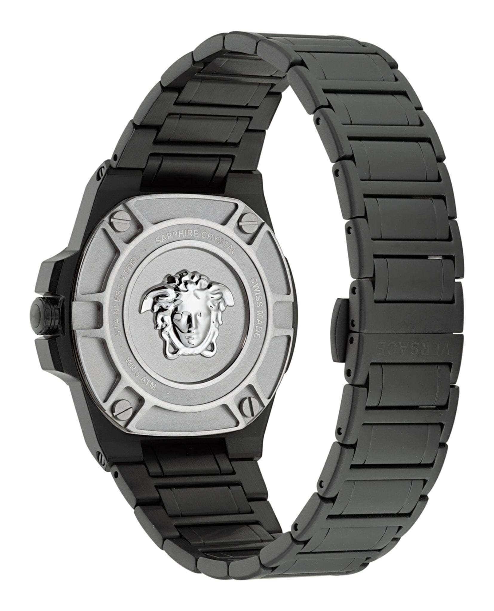 Versace Mens Greca Reaction 44 mm Bracelet Fashion Watch