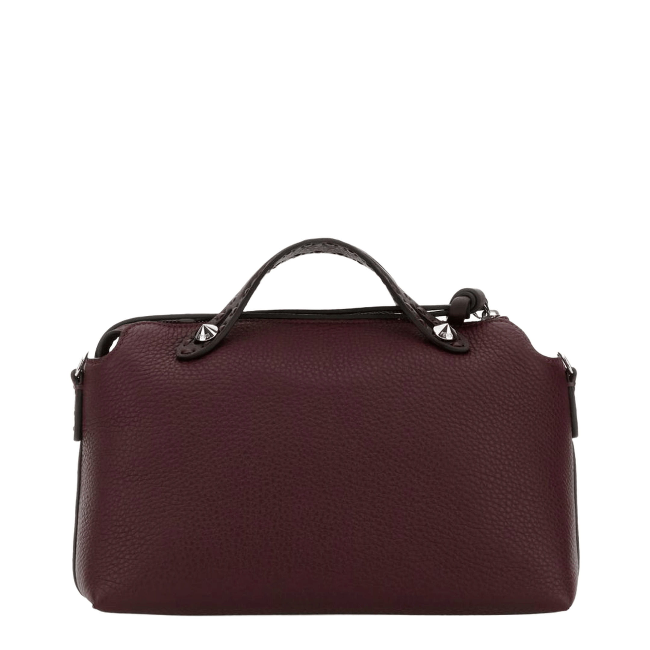 Fendi By The Way Soft Medium Calf Leather Handbag - Grape