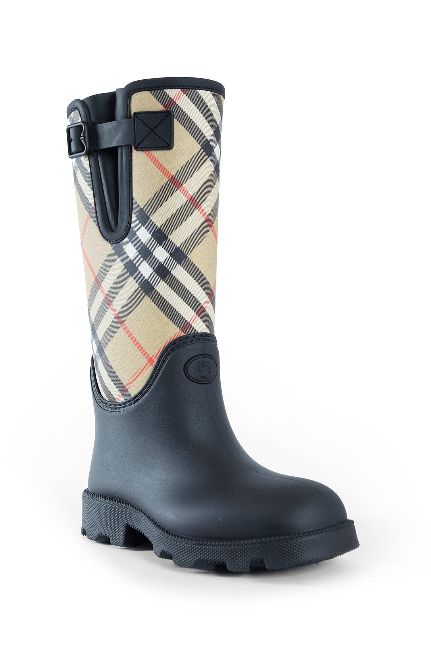 Burberry Rubber Marsh Stamp High Boots