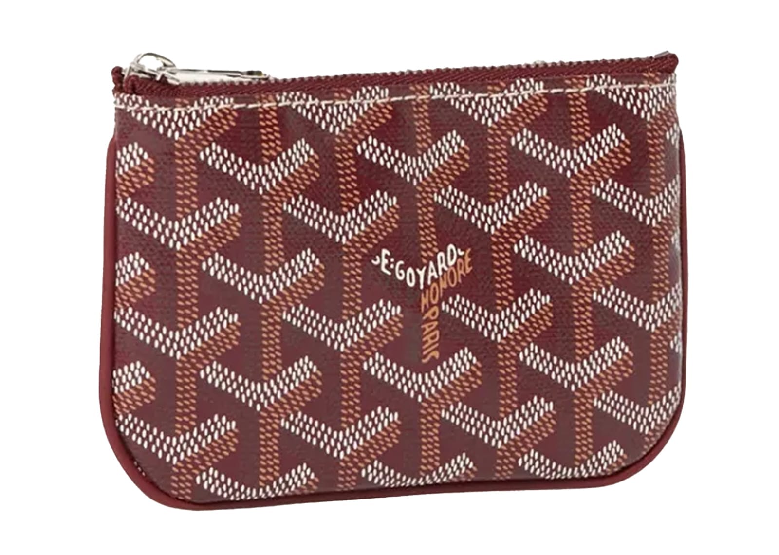 Goyard Senat Nano Key Pouch Burgundy