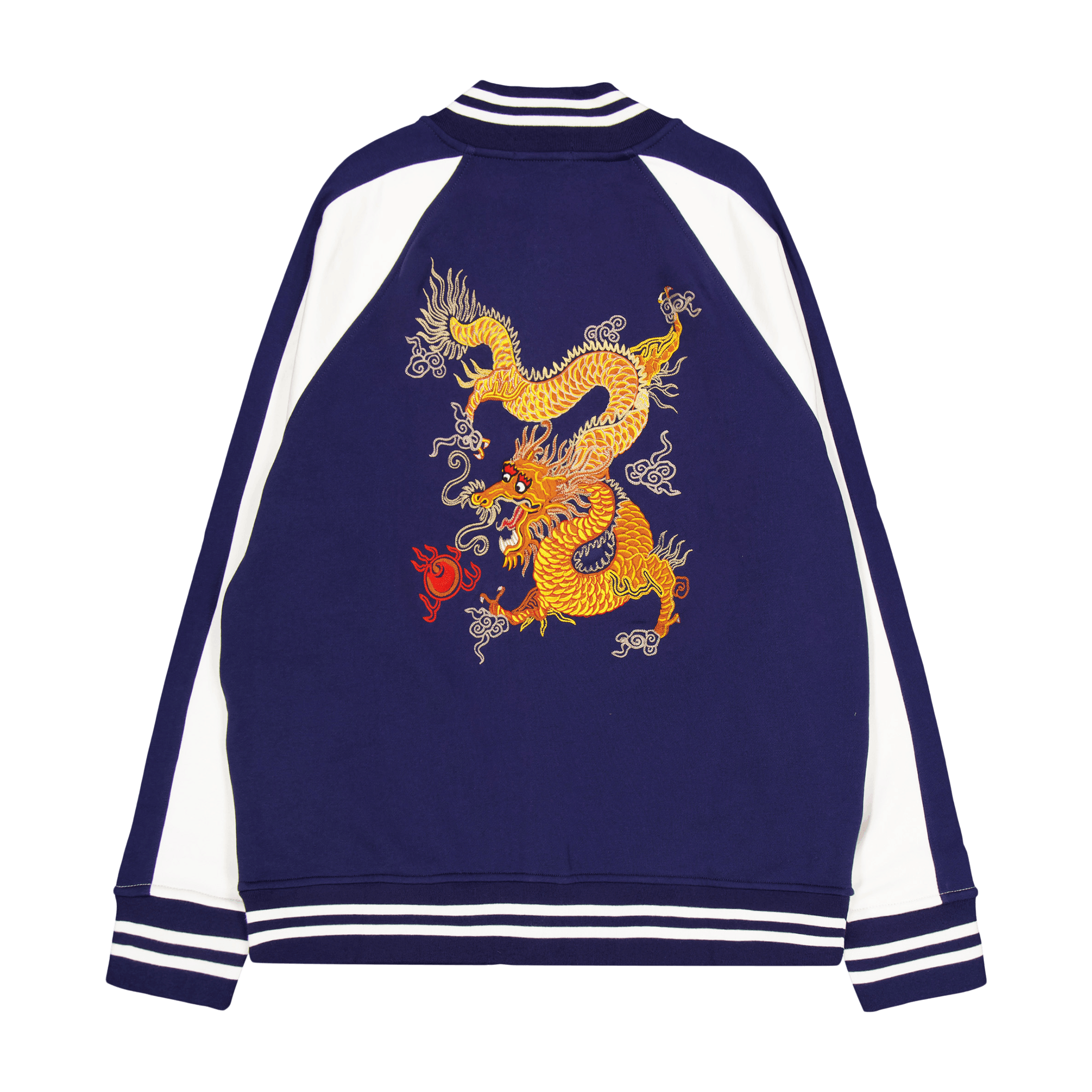 Polo Ralph Lauren Lunar New Year Dragon Fleece Jacket Dark Cobalt / Nevis