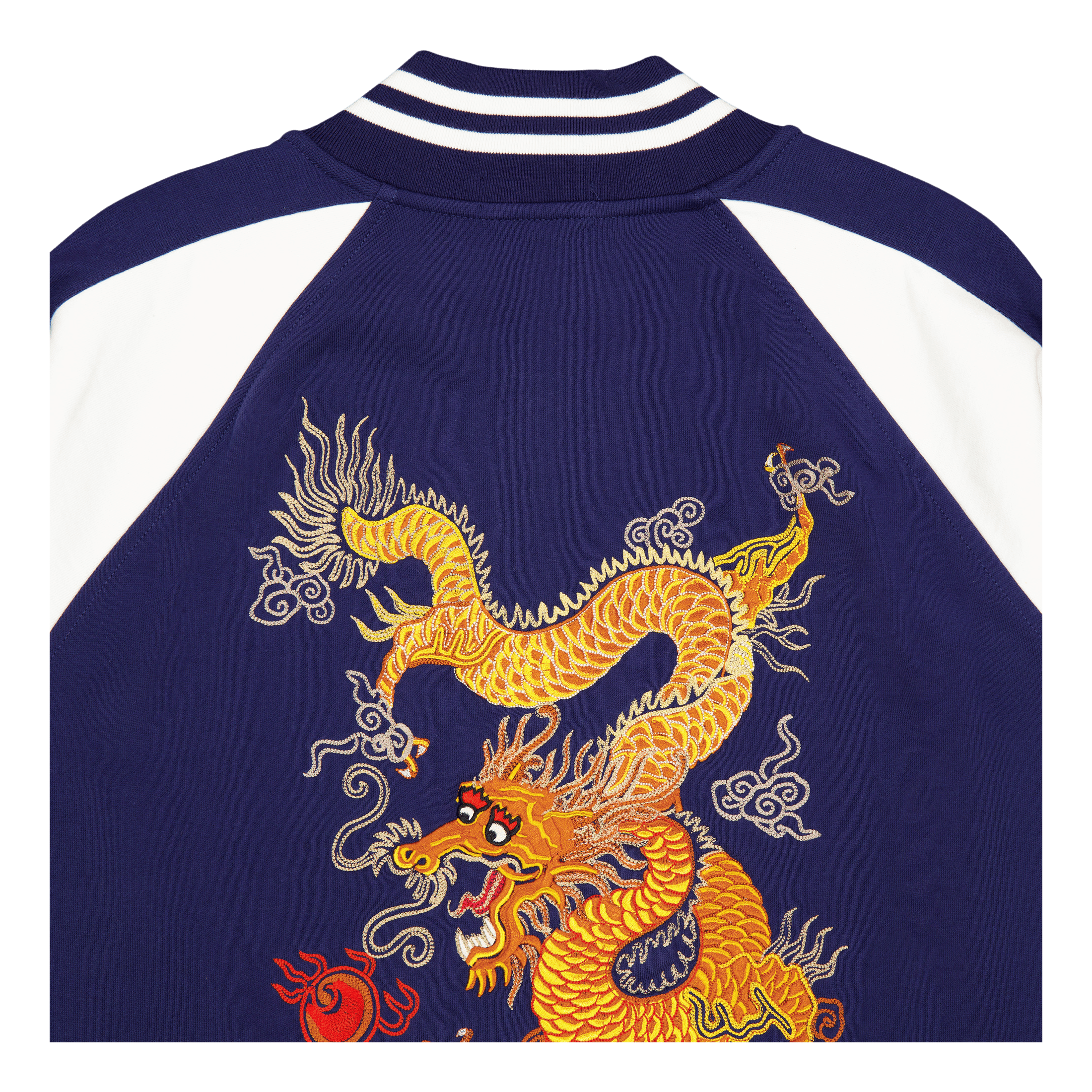 Polo Ralph Lauren Lunar New Year Dragon Fleece Jacket Dark Cobalt / Nevis