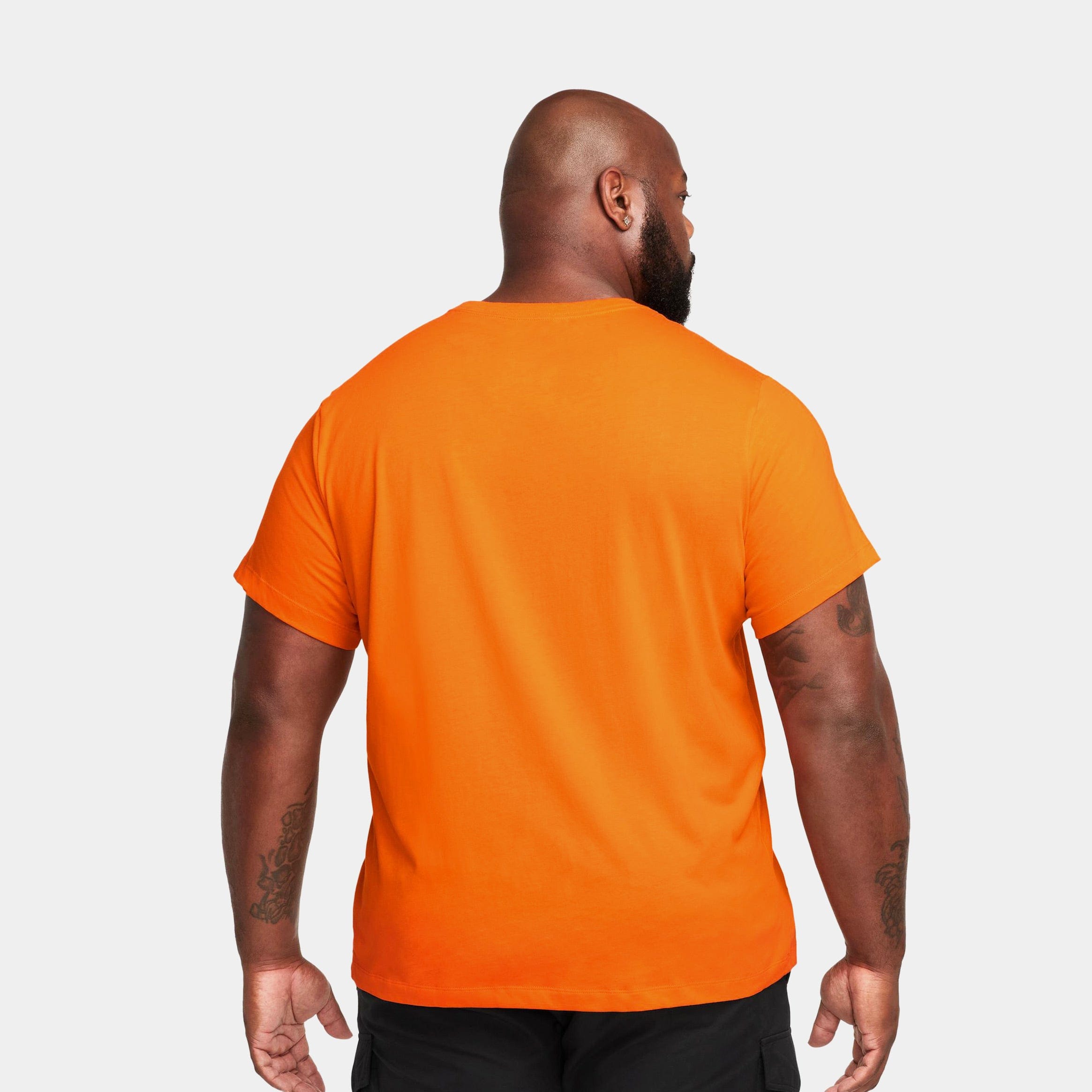 Nike NSW Club Mens Short Sleeve Shirt (Orange)