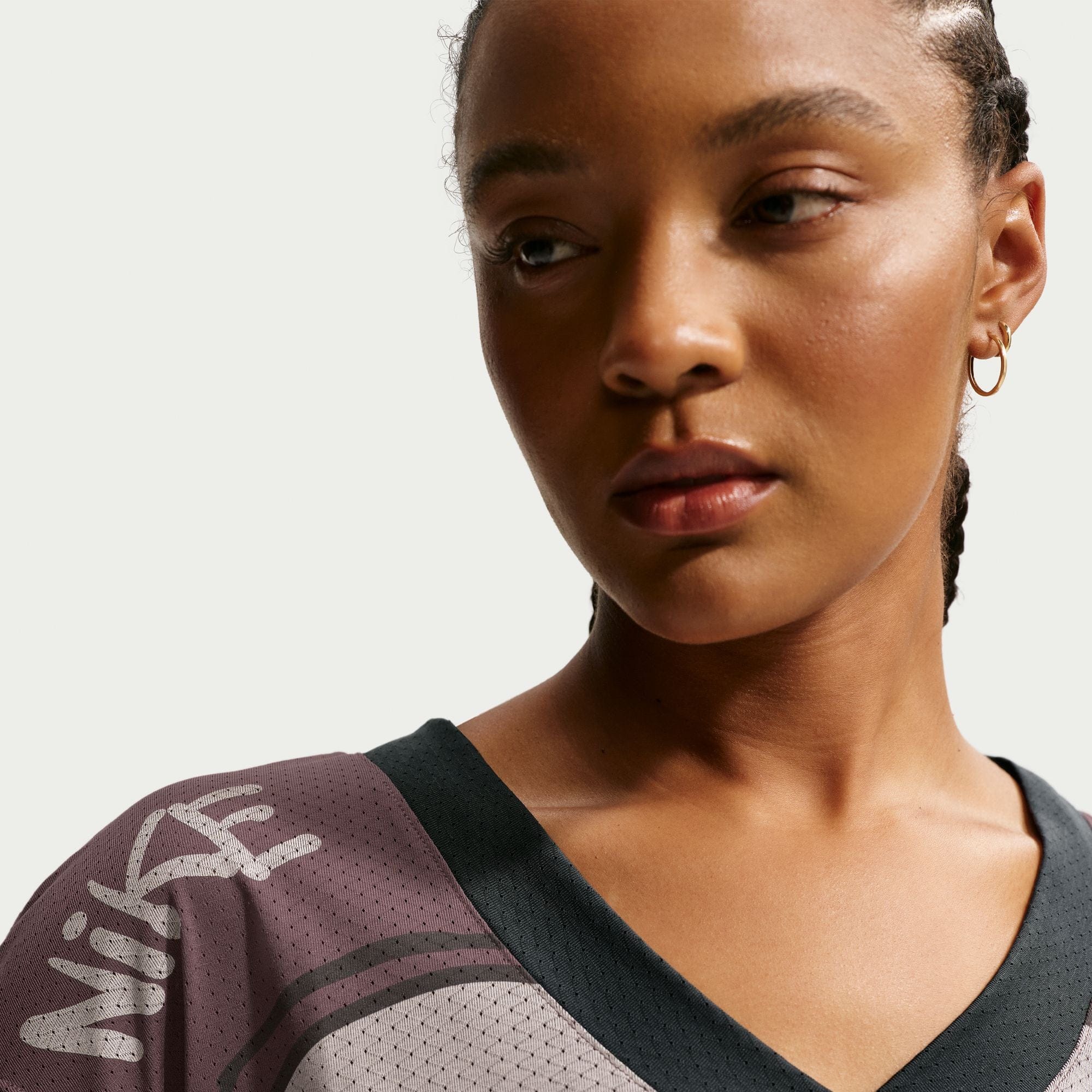 Nike Sportswear Women's Oversized Cropped Jersey Smoke Grey