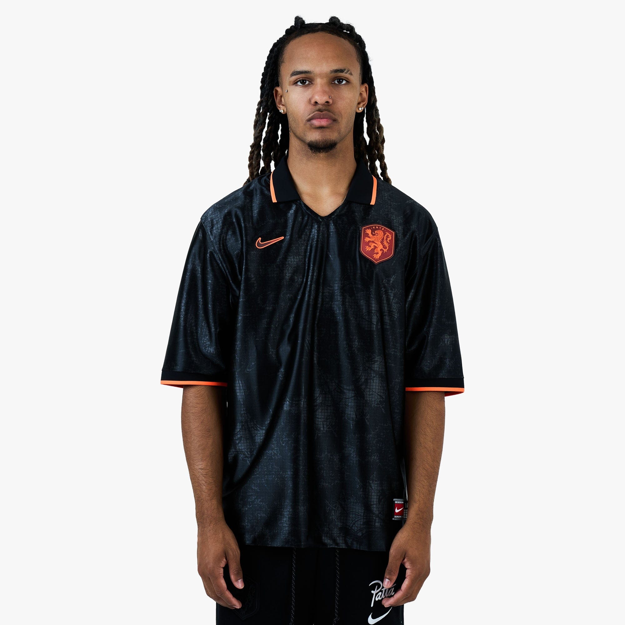 Nike Netherlands Energy Jersey Black / Hyper Crimson
