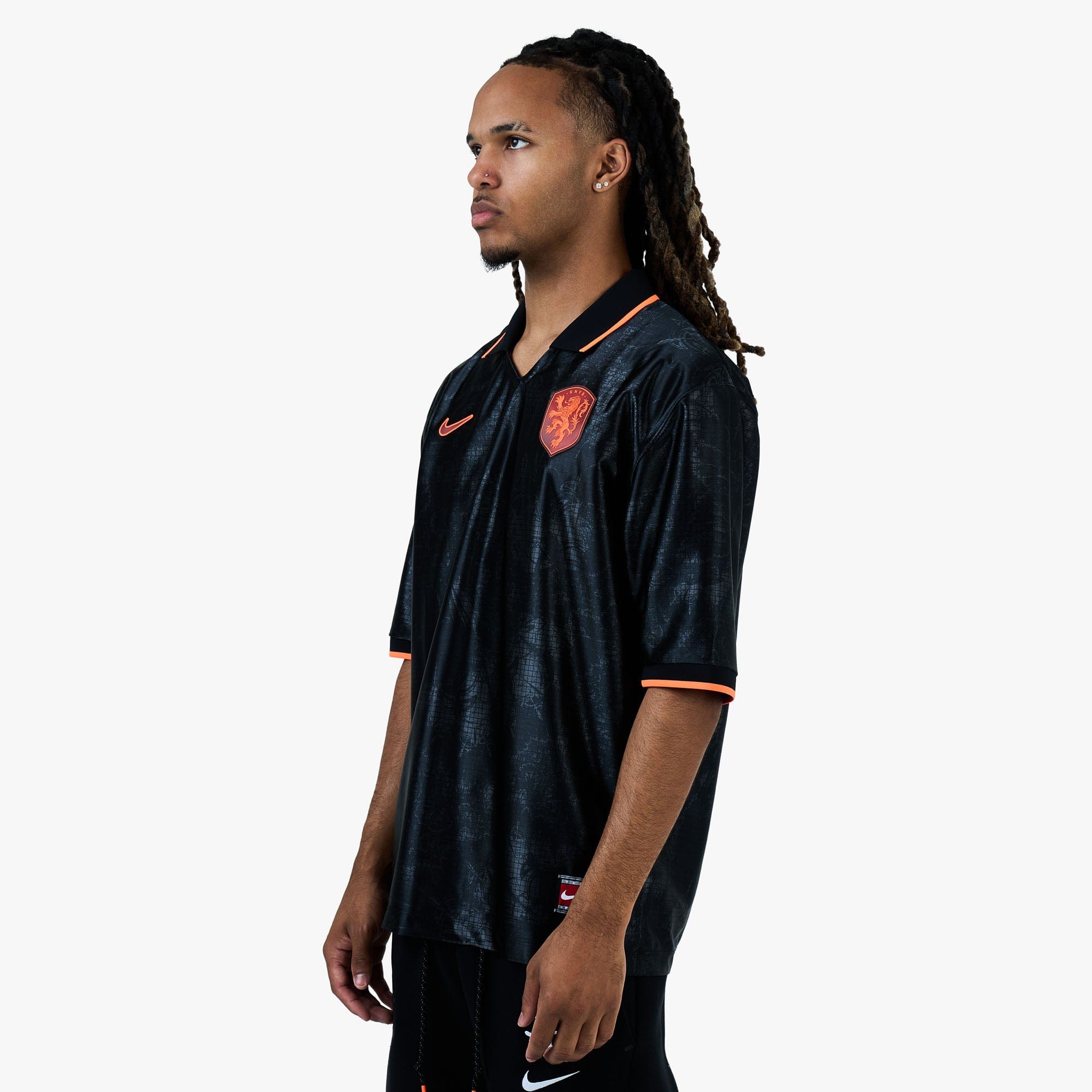 Nike Netherlands Energy Jersey Black / Hyper Crimson