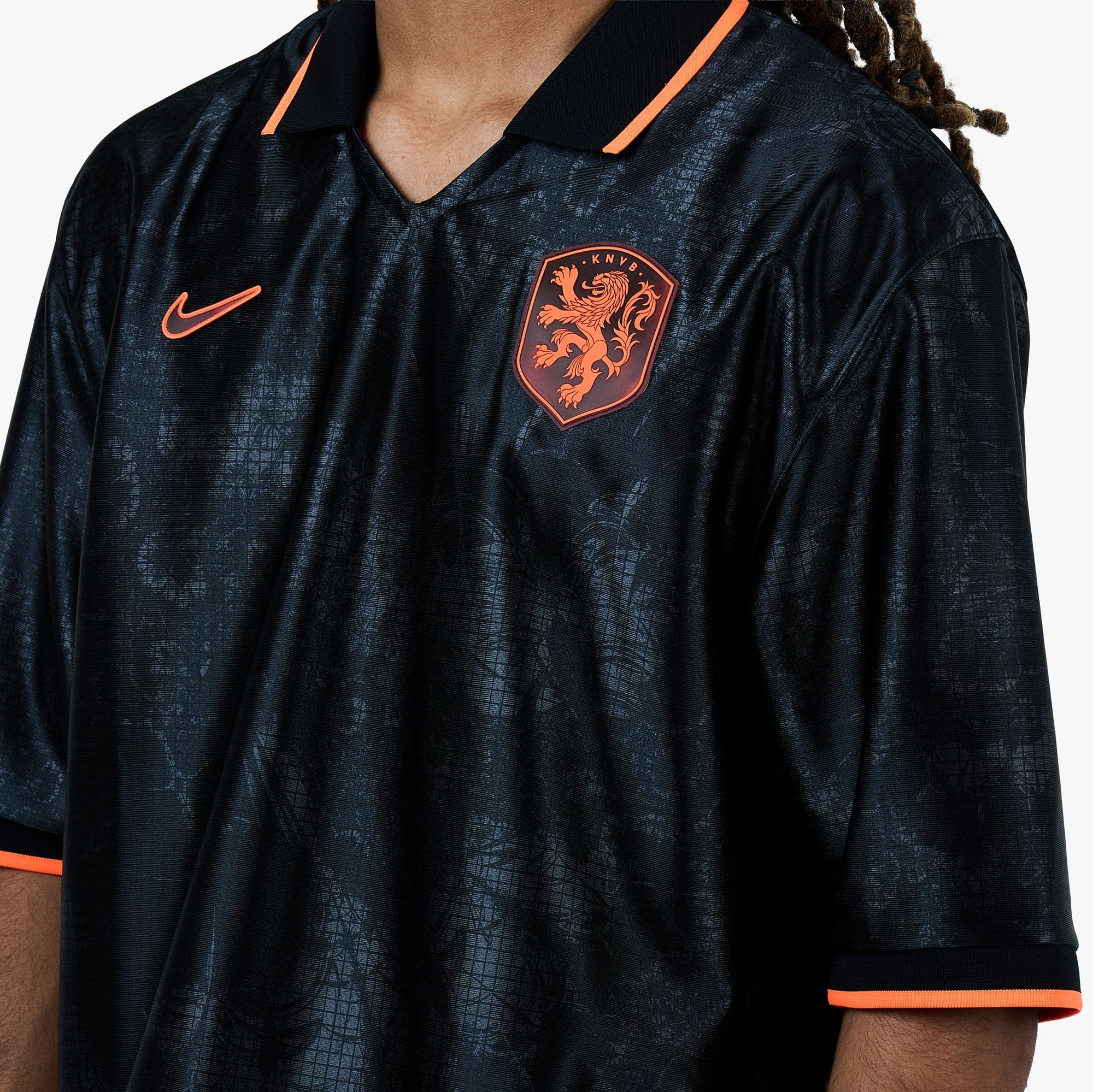 Nike Netherlands Energy Jersey Black / Hyper Crimson