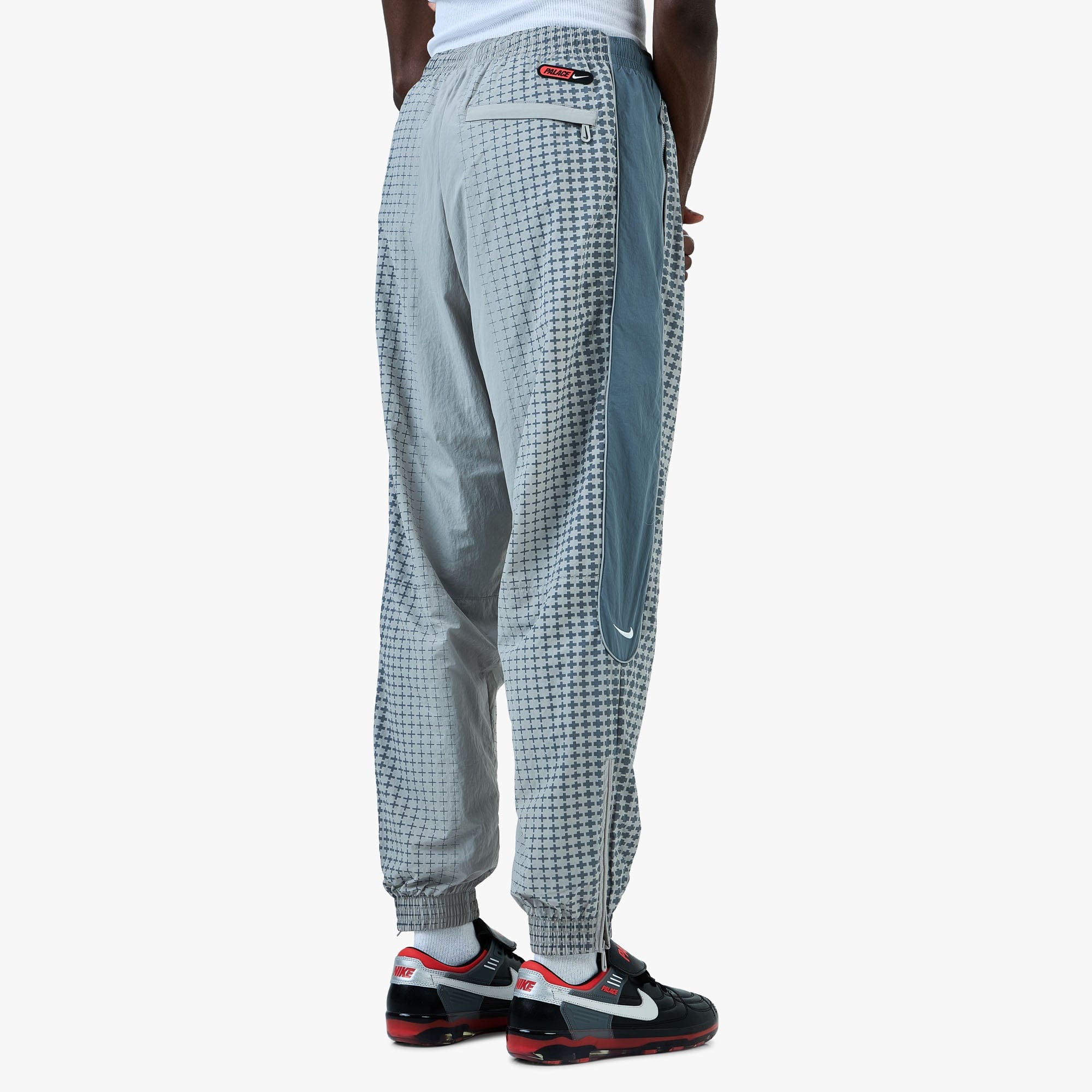 Nike x England x Palace Tracksuit Bottoms Pewter Grey / Cool Grey - Bright Crimson