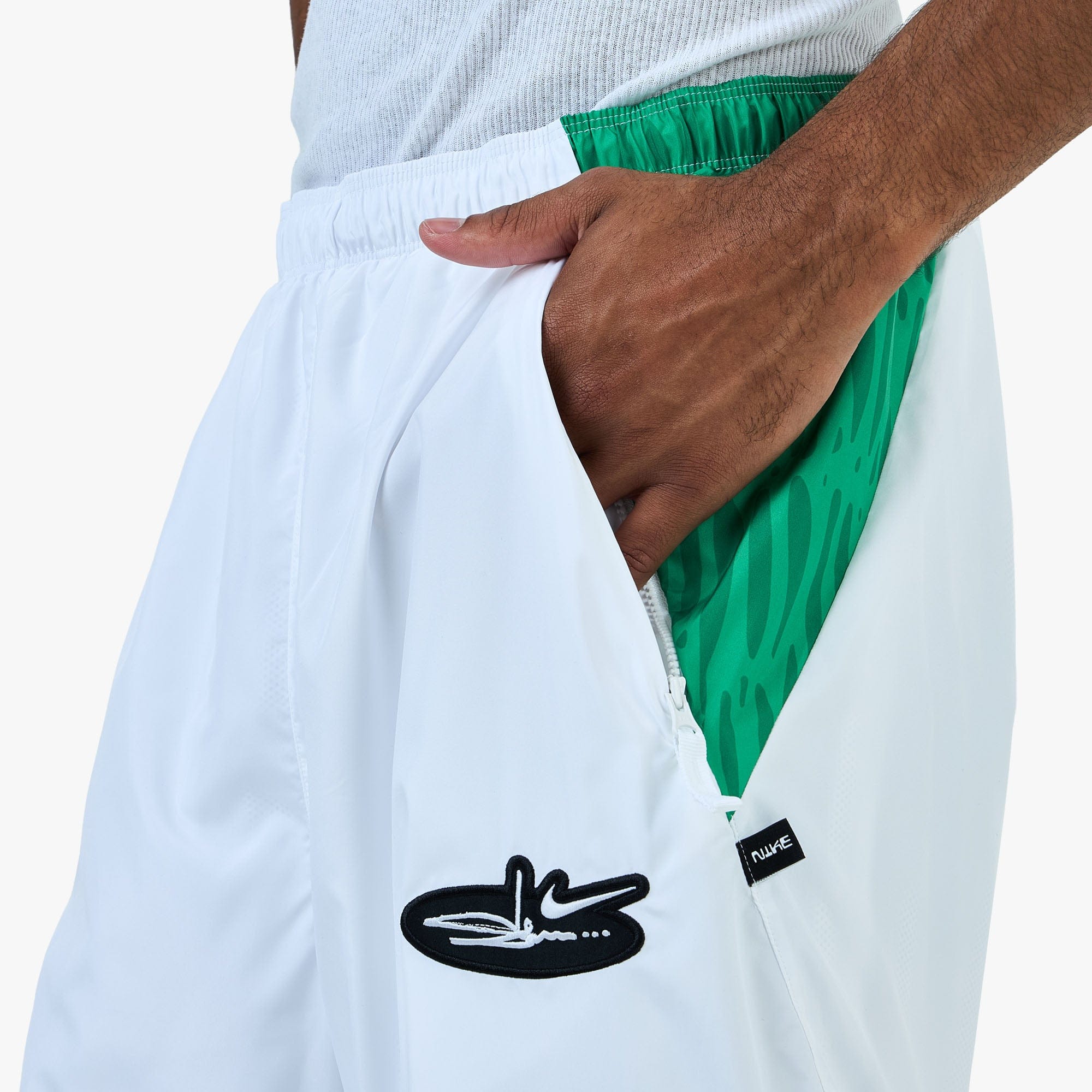 Nike x Nigeria x Slawn Lightweight Trousers White / Black