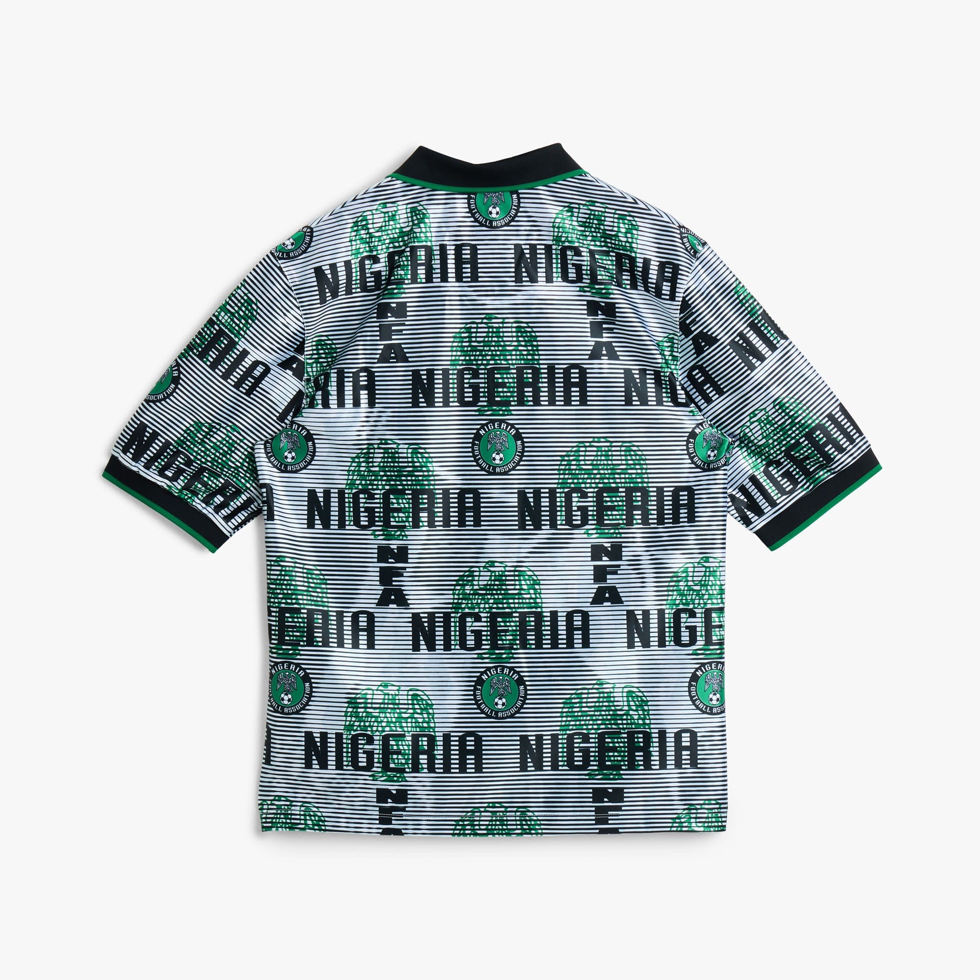Nike Nigeria Energy Jersey White / Black - Pine Green