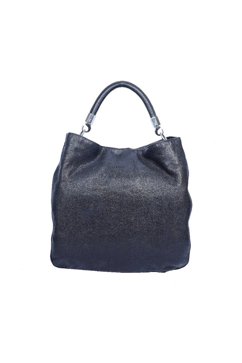 Saint Laurent Black Leather Roady Hobo Bag