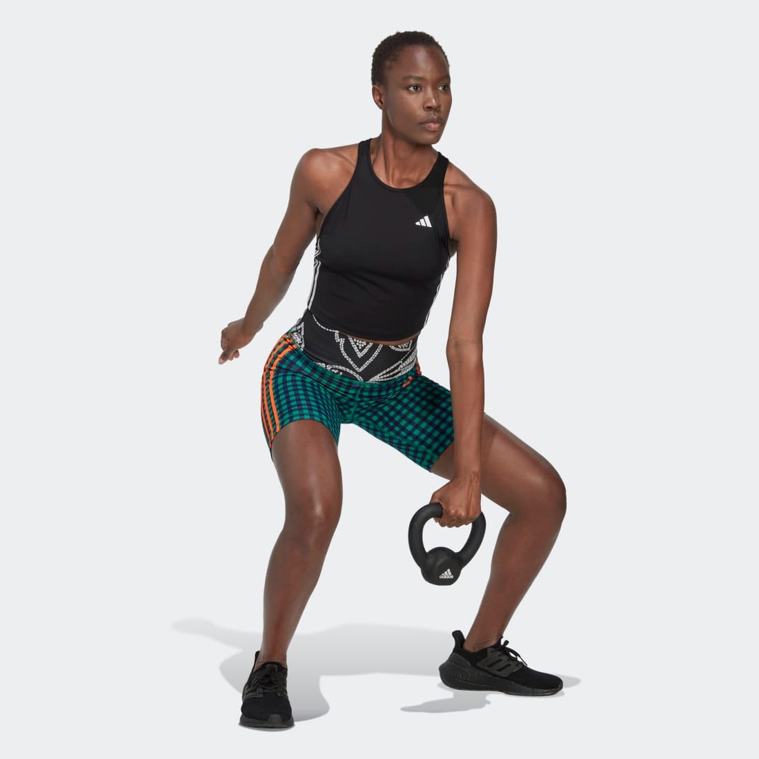 adidas AEROREADY Made for Training 3 - Stripes Crop Top Women's Tank