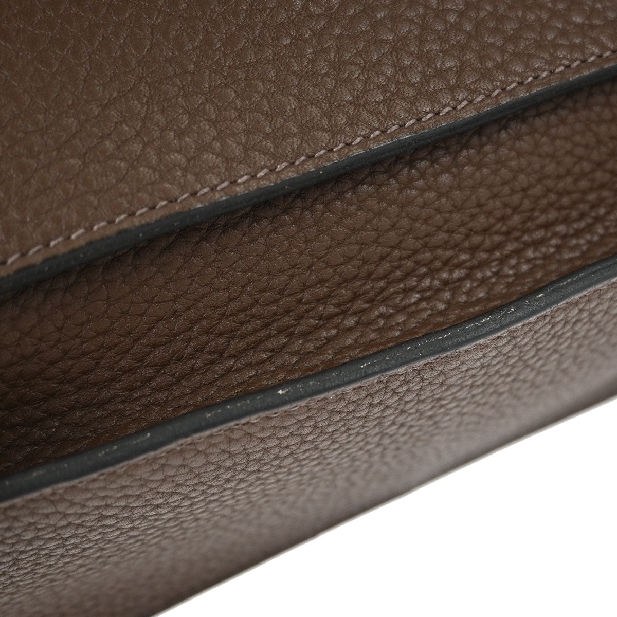Hermes Terre Taurillon Clemence Steve Caporal 27 Shoulder Bag
