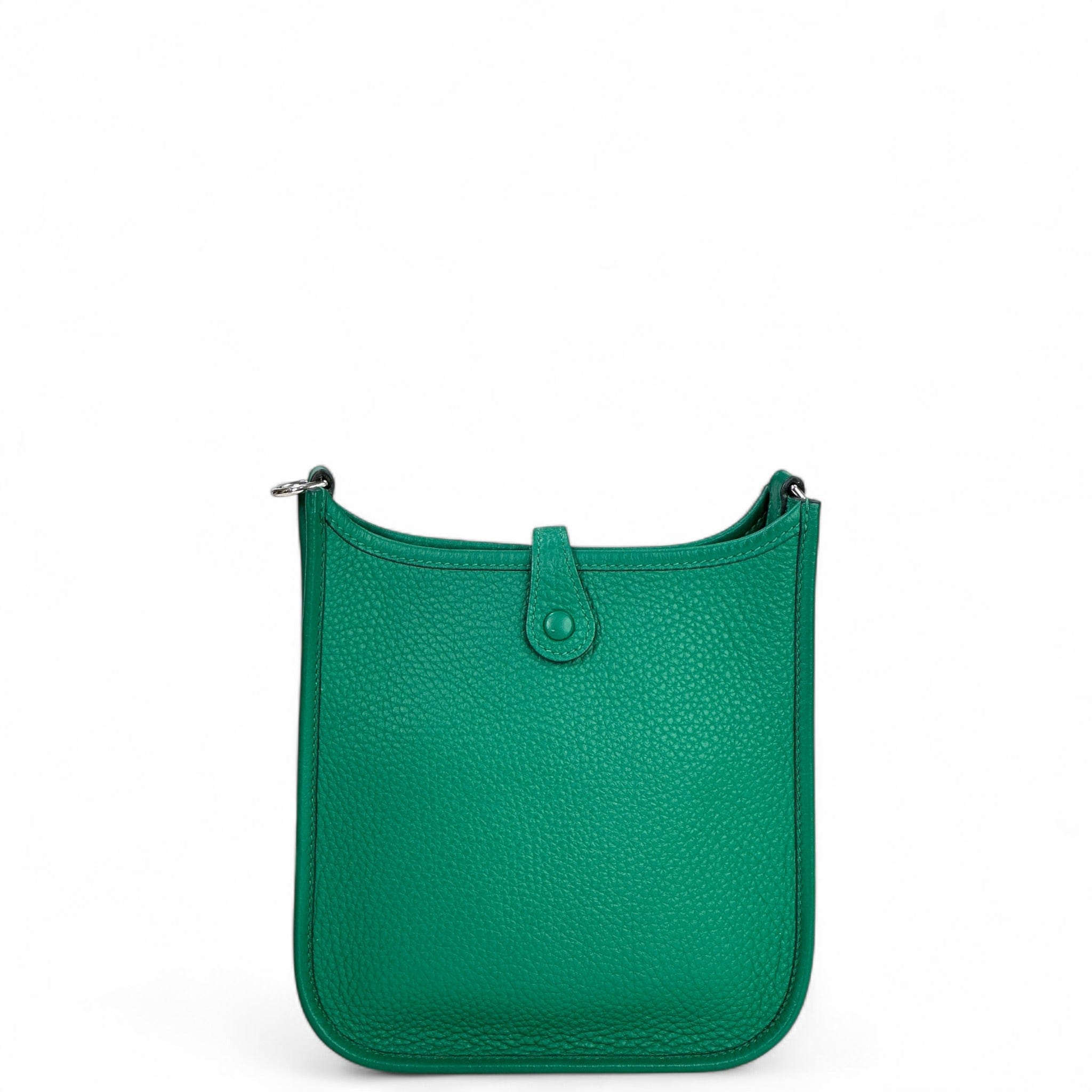 Hermès Mini Evelyne 16 TPM Vert Vertigo Clemence PHW