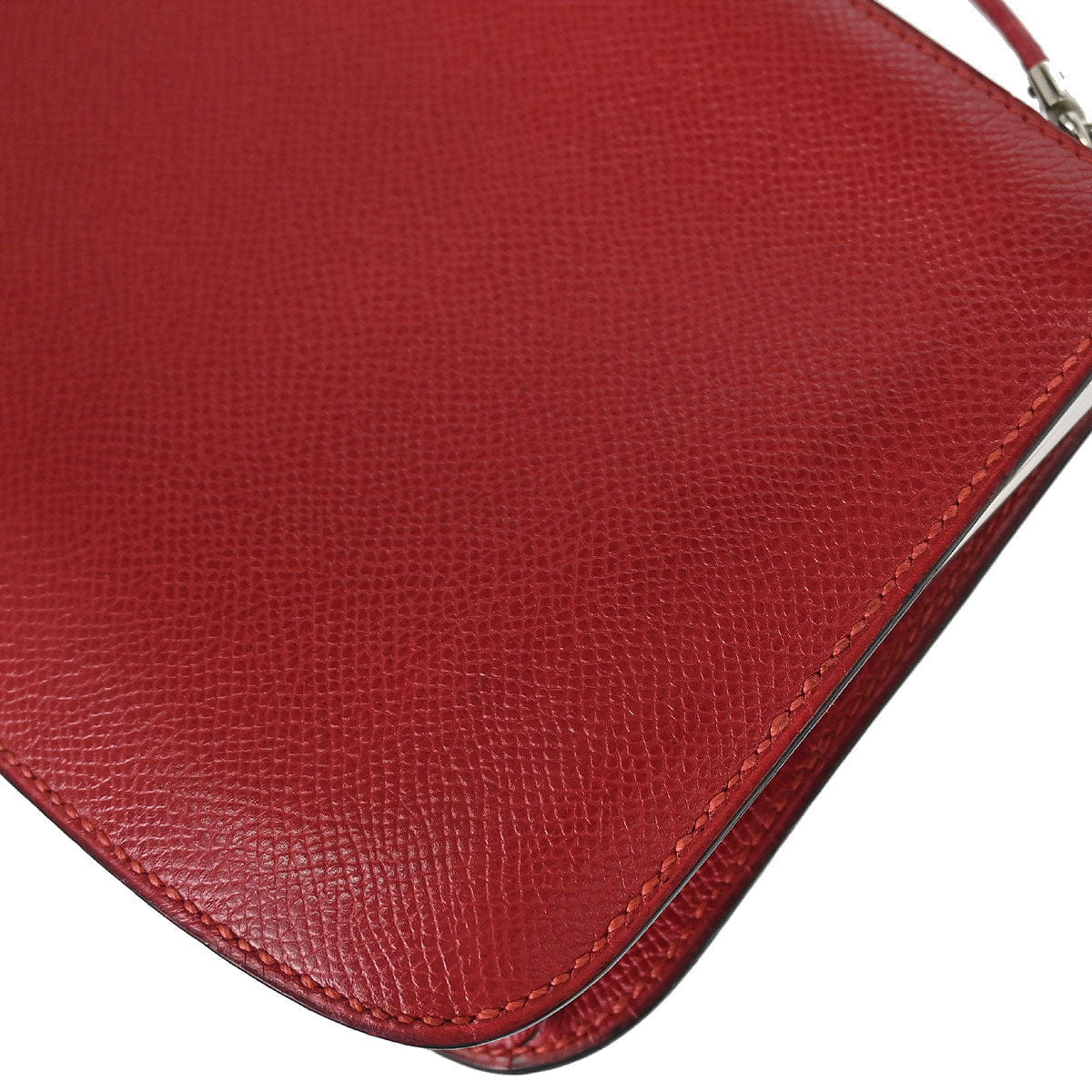 Hermes Red Courchevel Sac a Malice Shoulder bag